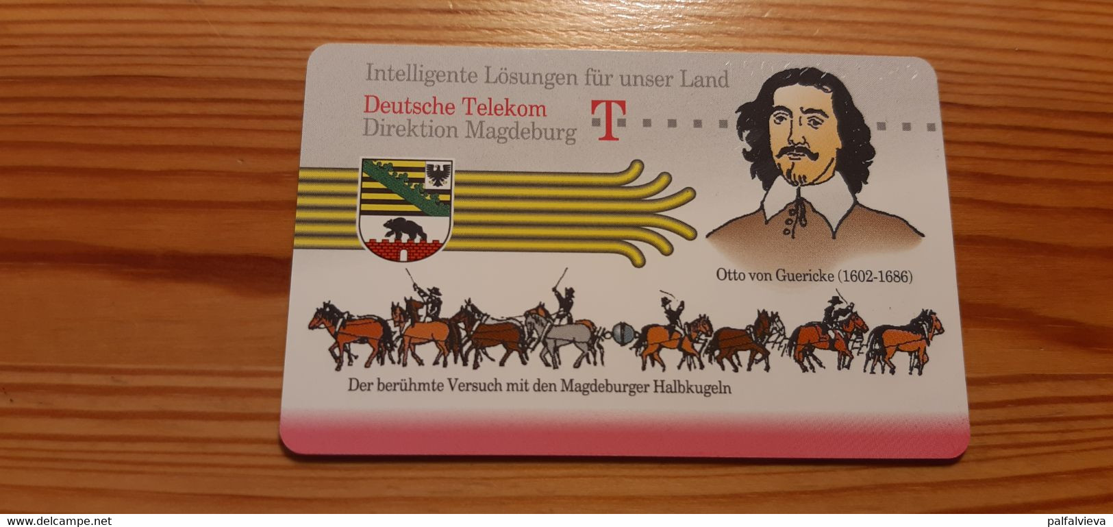 Phonecard Germany A 11 03.95 Direktion Magdeburg 26.000 Ex. - A + AD-Reeks :  Advertenties Van D. Telekom AG
