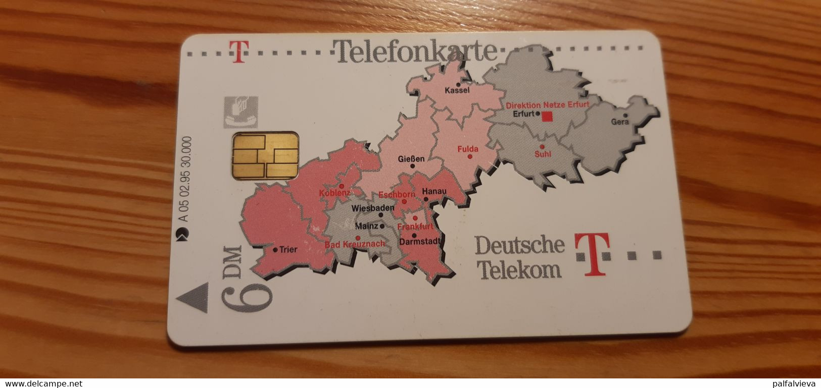 Phonecard Germany A 05 02.95 Direktion Erfurt 30.000 Ex. - A + AD-Serie : Pubblicitarie Della Telecom Tedesca AG