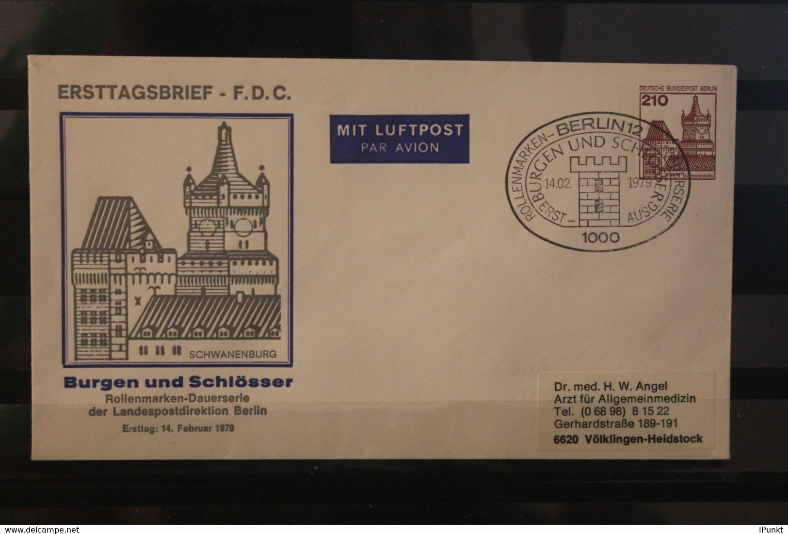 Deutschland 1979; GS ; FDC Burgen Und Schlösser 210 Pf. - Privé Briefomslagen - Gebruikt