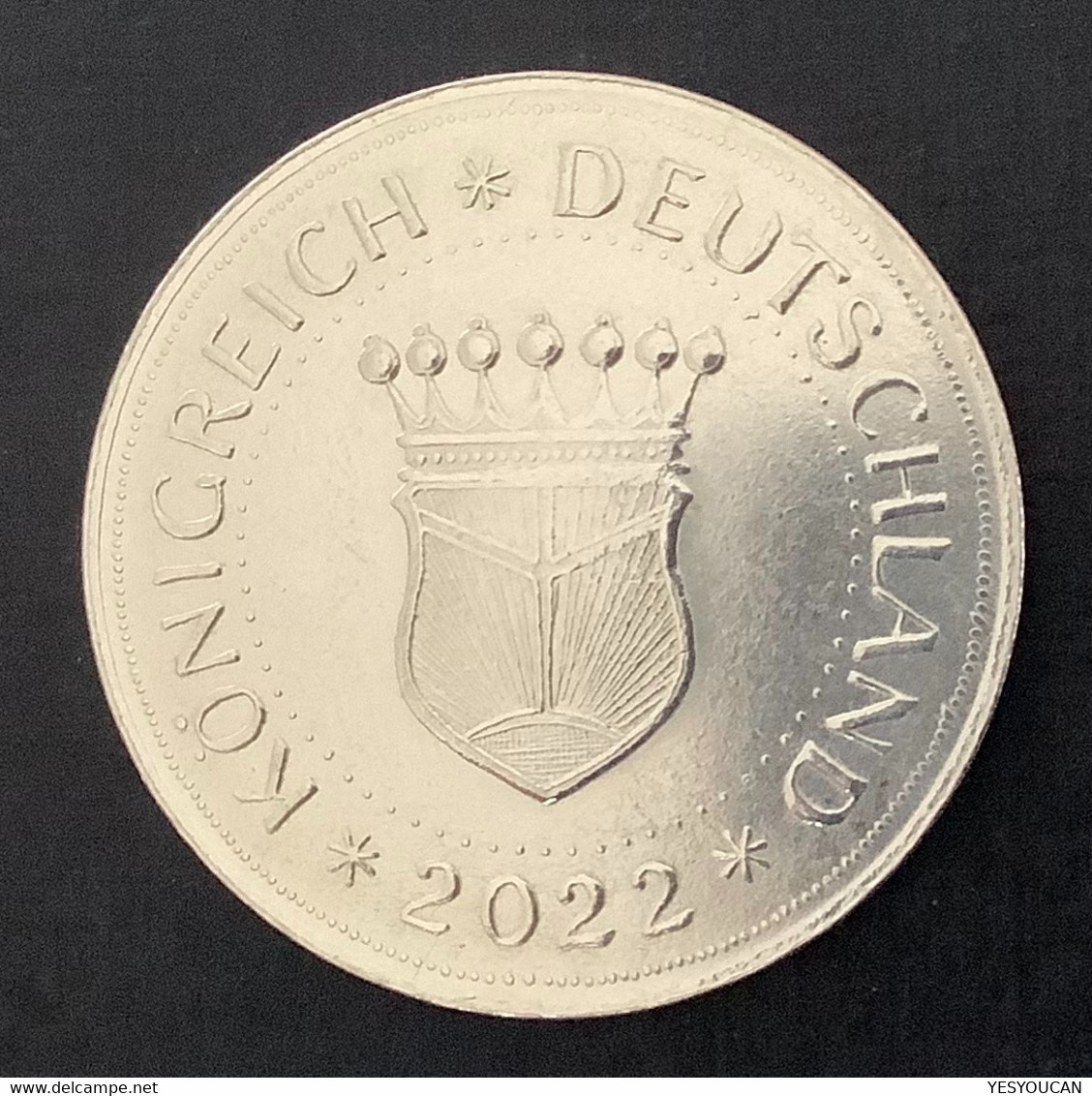 KRD Königreich Deutschland 2022 25 Mark Silber Münze R! (€ Regionalgeld Silver Local Coin Token Monnaie Régionale - Sonstige & Ohne Zuordnung