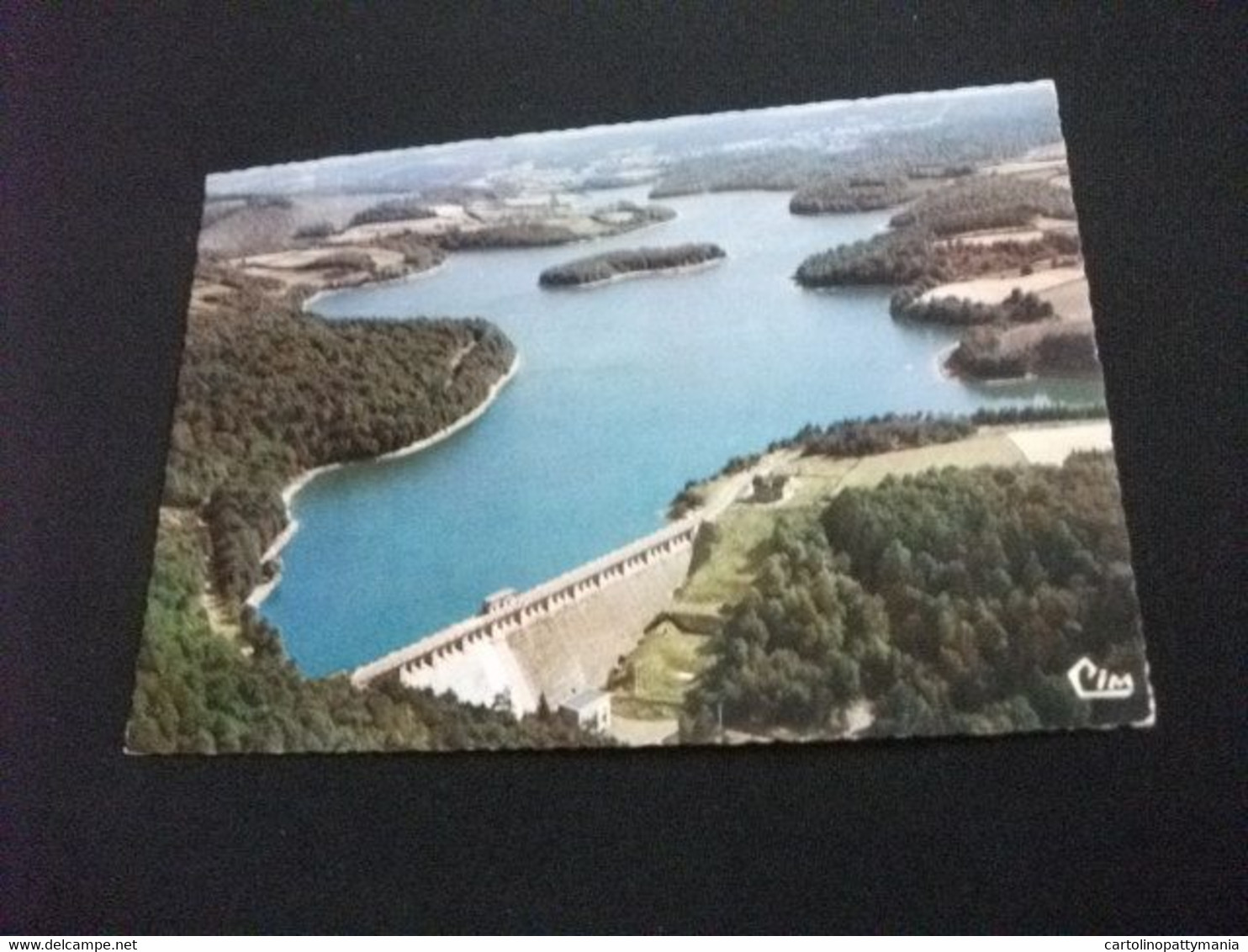 DIGA INVASO LAGO BARRAGE DU BOIS DE CHAUMECON FRANCIA ENVIRONS DE LORMES - Invasi D'acqua & Impianti Eolici