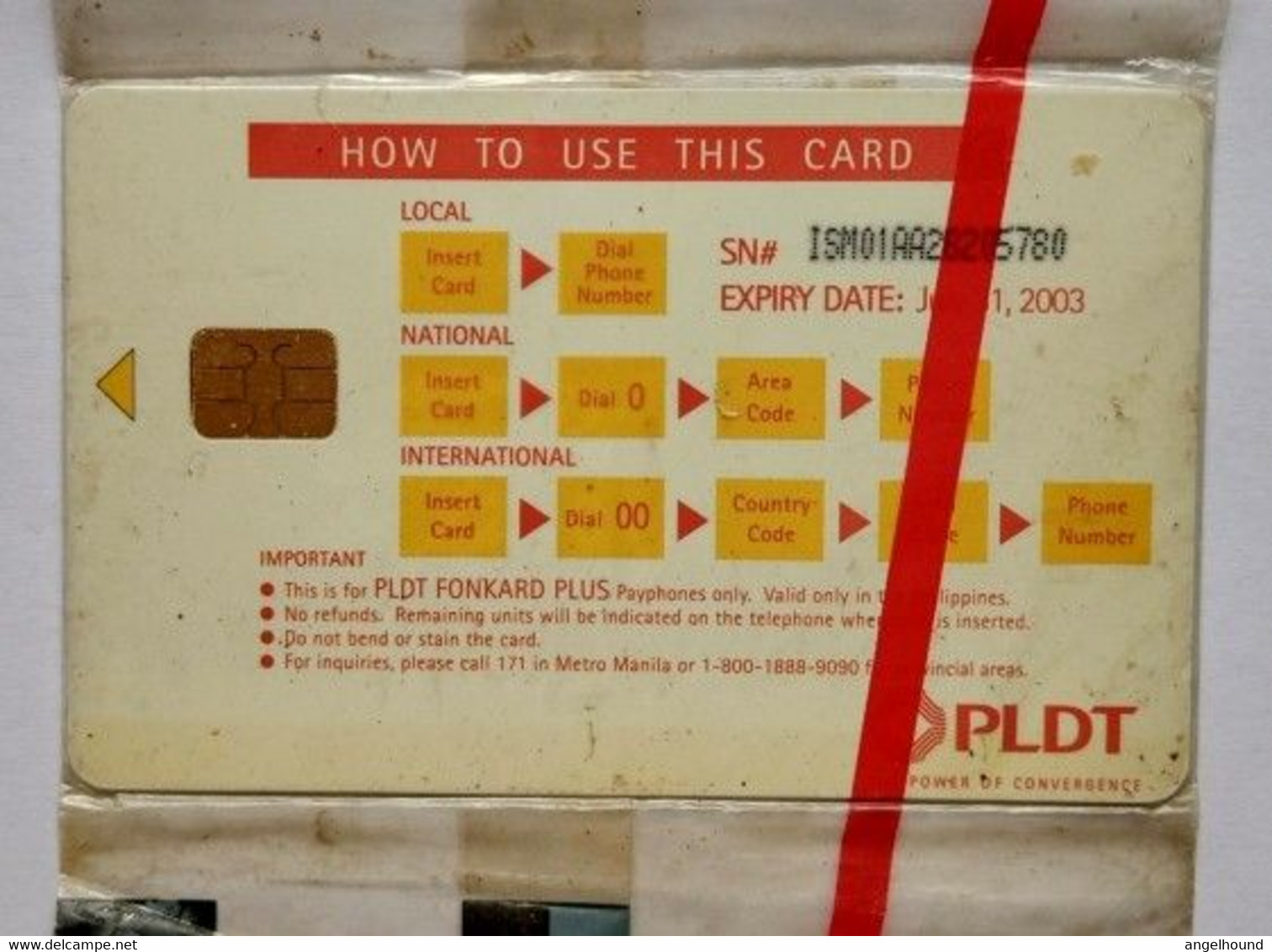 Philippines PLDT 100 Pesos " SM Supermall " - Philippinen