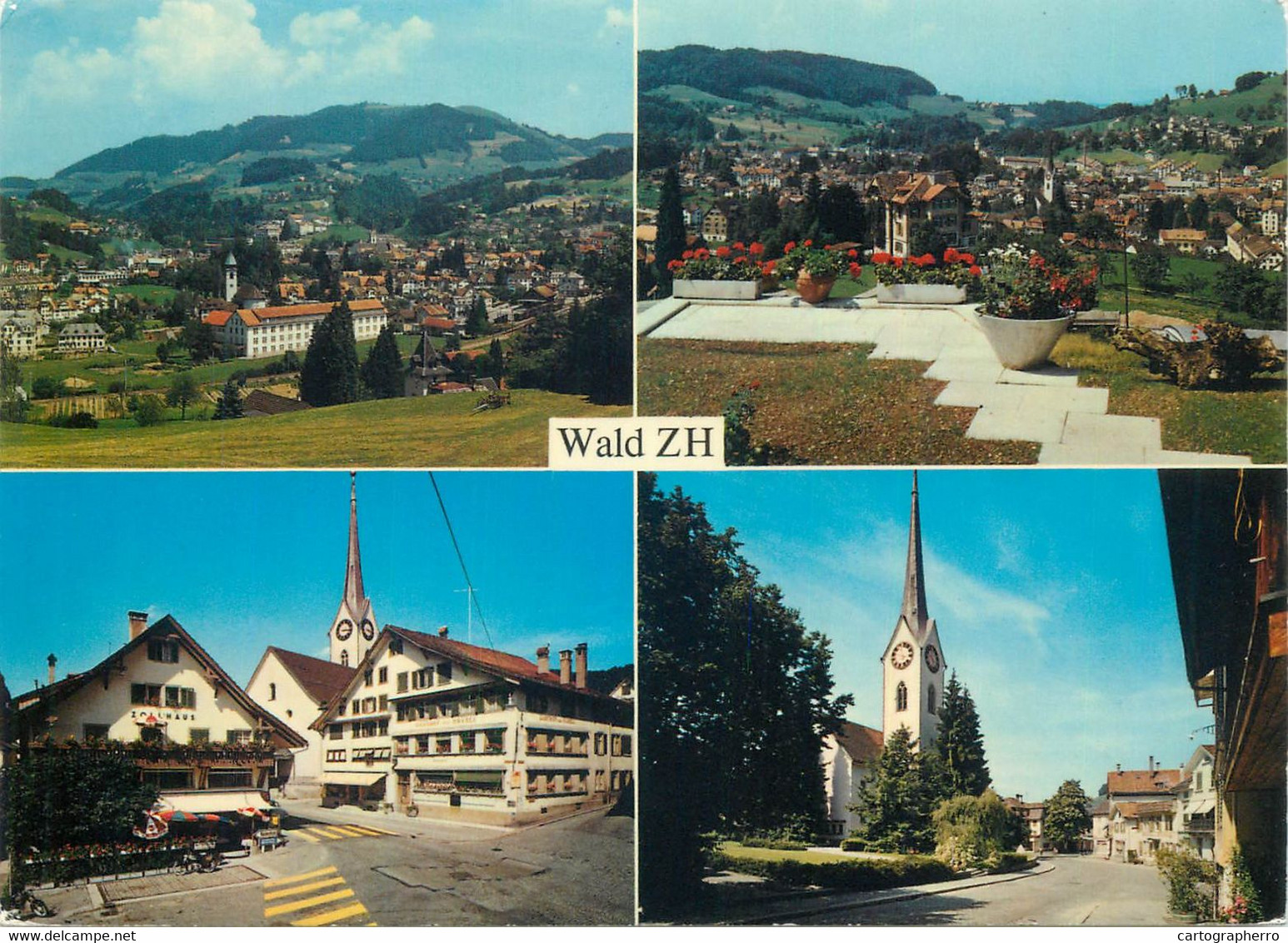 Postcard Switzerland Wald ZH Multi View - Wald