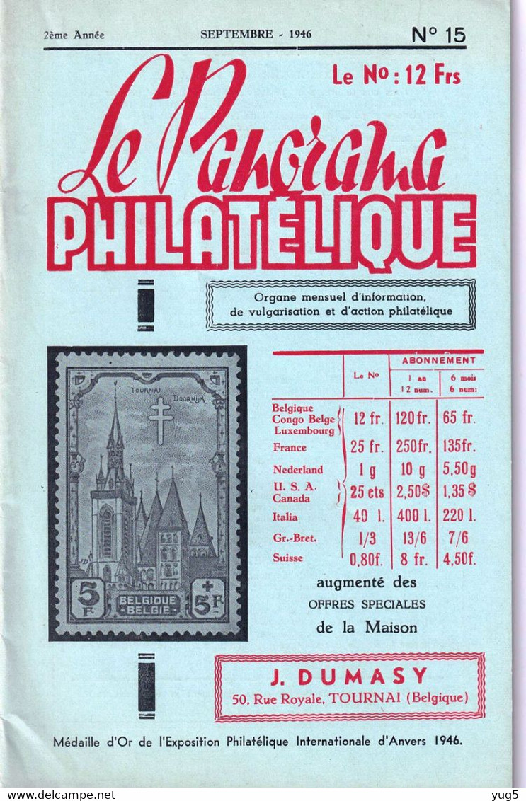 L'Essor Philatélique /Le Panorama Philatélique (Tournai) N° 15 - Français (àpd. 1941)