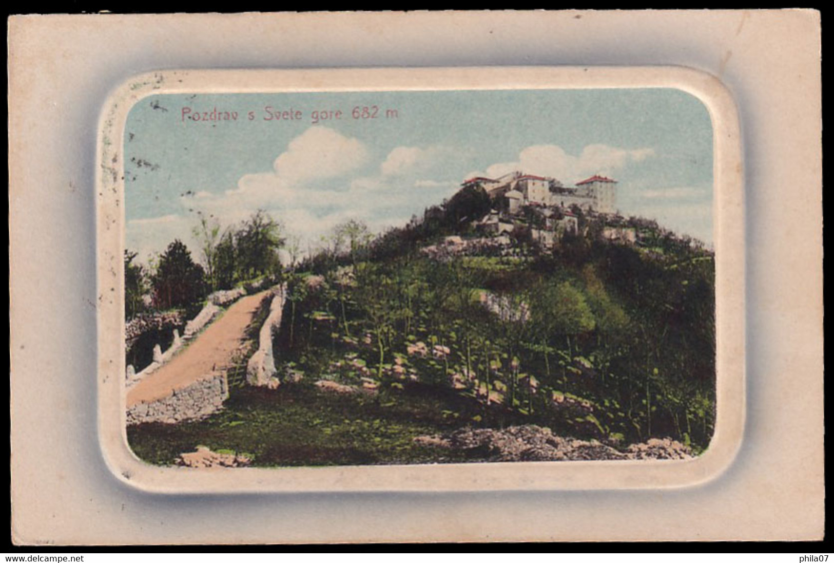 SLOVENIA - Postcard Of Sveta Gora Sent From Postal Agency Sv. Gora Pri Gorici To Korčula 09.05. 1913. / 2 Scans - Slovénie