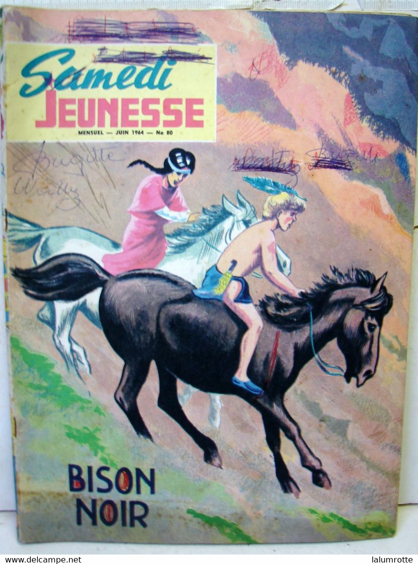 BD. 58. Samedi Jeunesse N°80 Bison Noir - Samedi Jeunesse