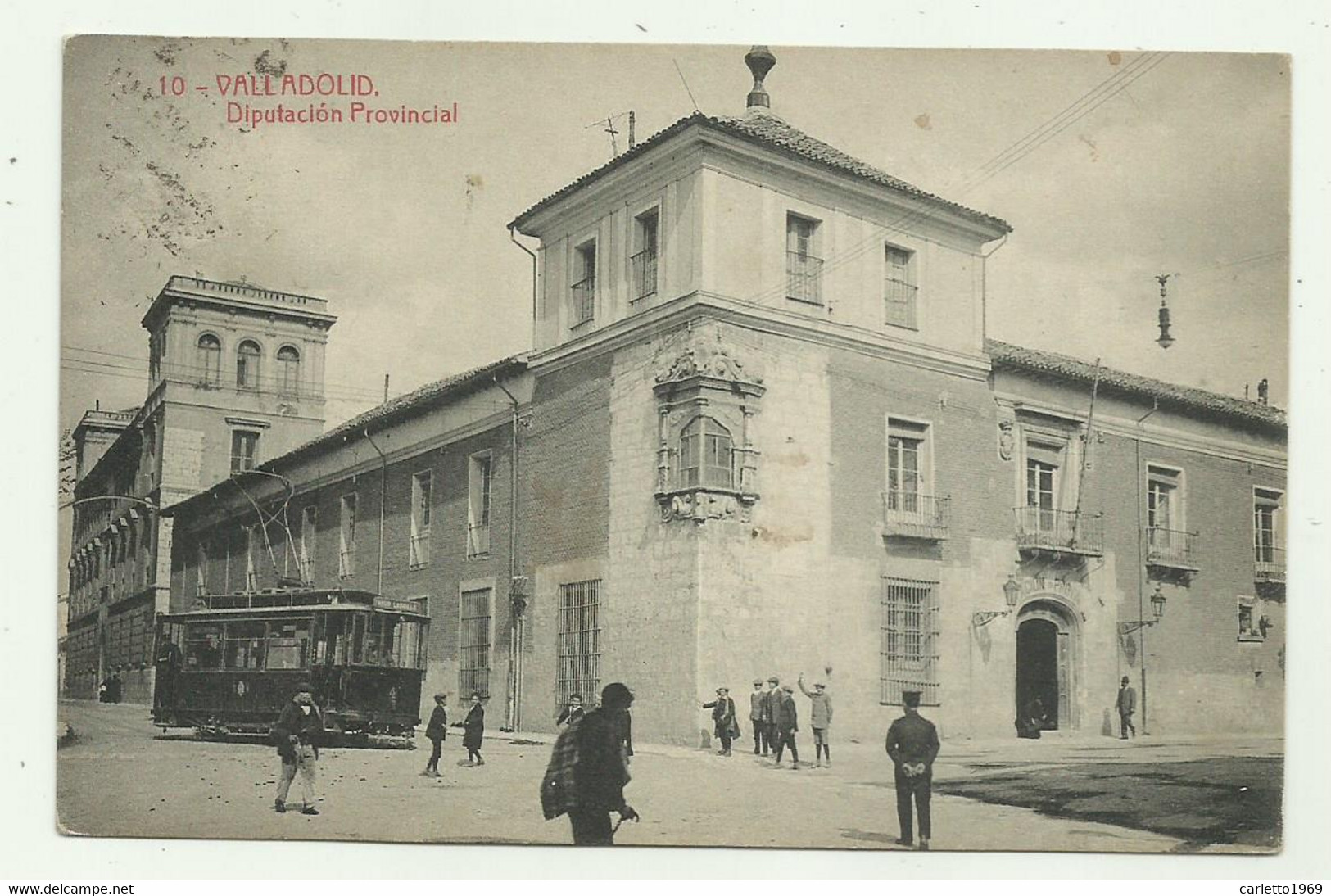 VALLADOLID - DIPUTACION PROVINCIAL 1937  VIAGGIATA FP - Valladolid