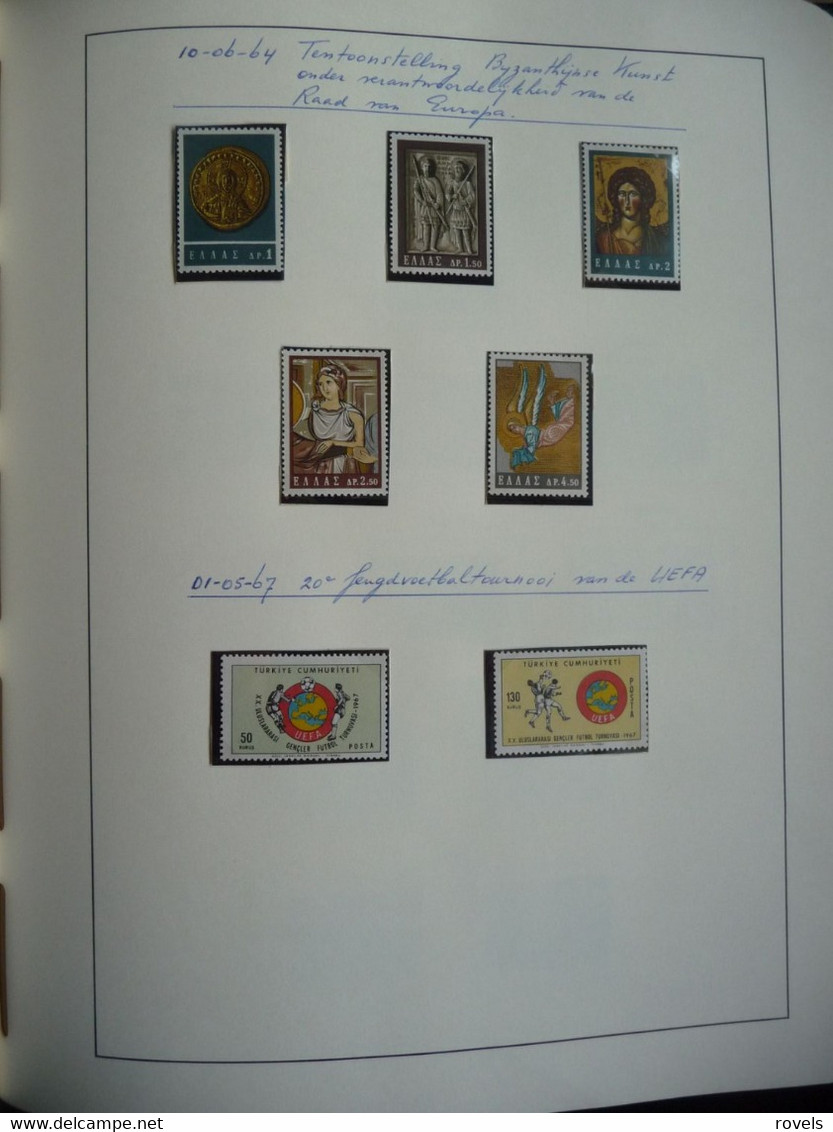 Europa -cept 1958 through 1972 MNH and MH. all in a luxury leuchttrum album. see scan.