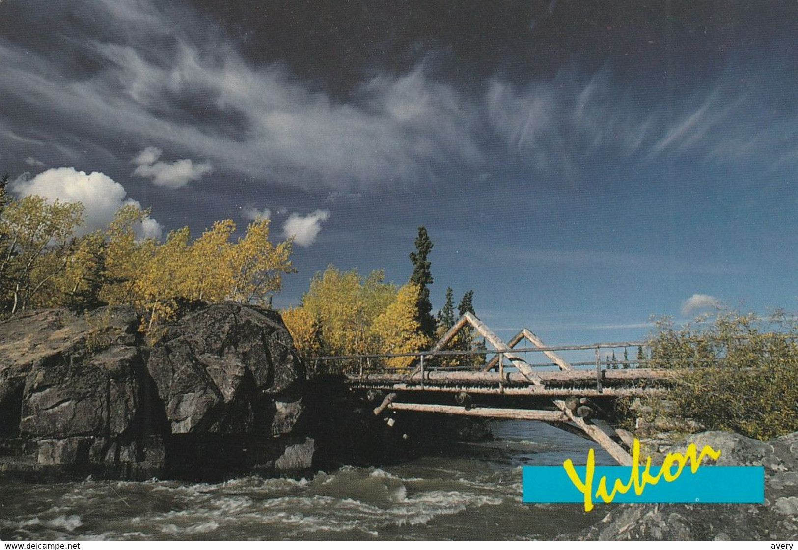 Yukon The Canyon Creek Bridge Formed An Important Link In The Wagon Road Between Whitehorse And The Kluane Area - Yukon