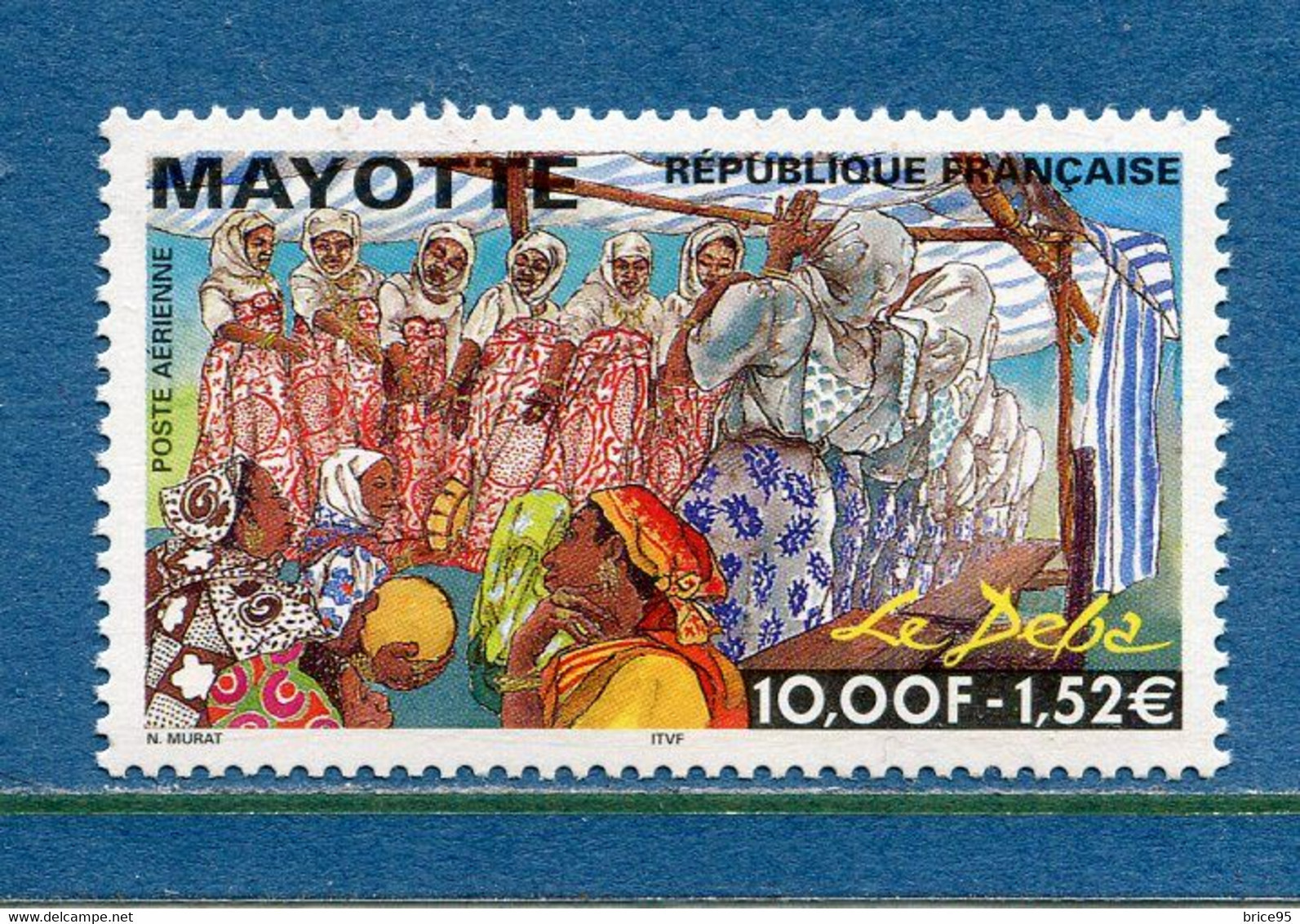 ⭐ Mayotte - Poste Aérienne - YT PA N° 4 ** - Neuf Sans Charnière - 1999 ⭐ - Poste Aérienne