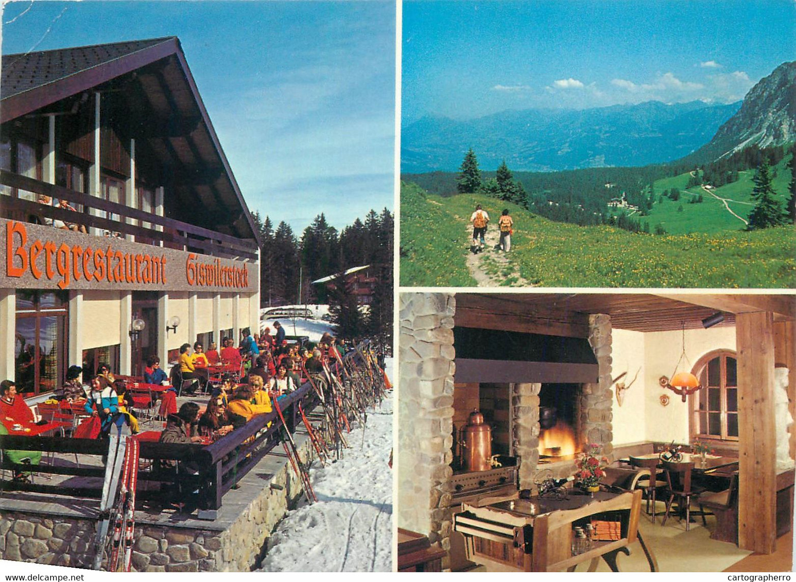 Postcard Switzerland Berg- Restaurant Giswilerstock 1987 - Wiler Bei Utzenstorf