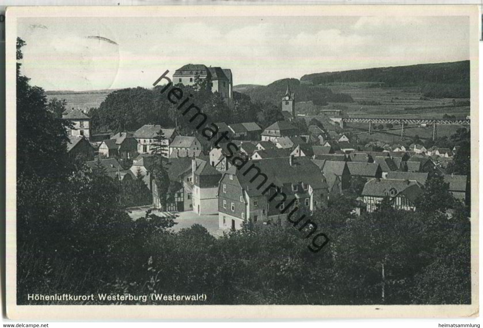 Westerburg - Foto-Ansichtskarte - Verlag Gustav Weinbrenner Westerburg - Westerburg