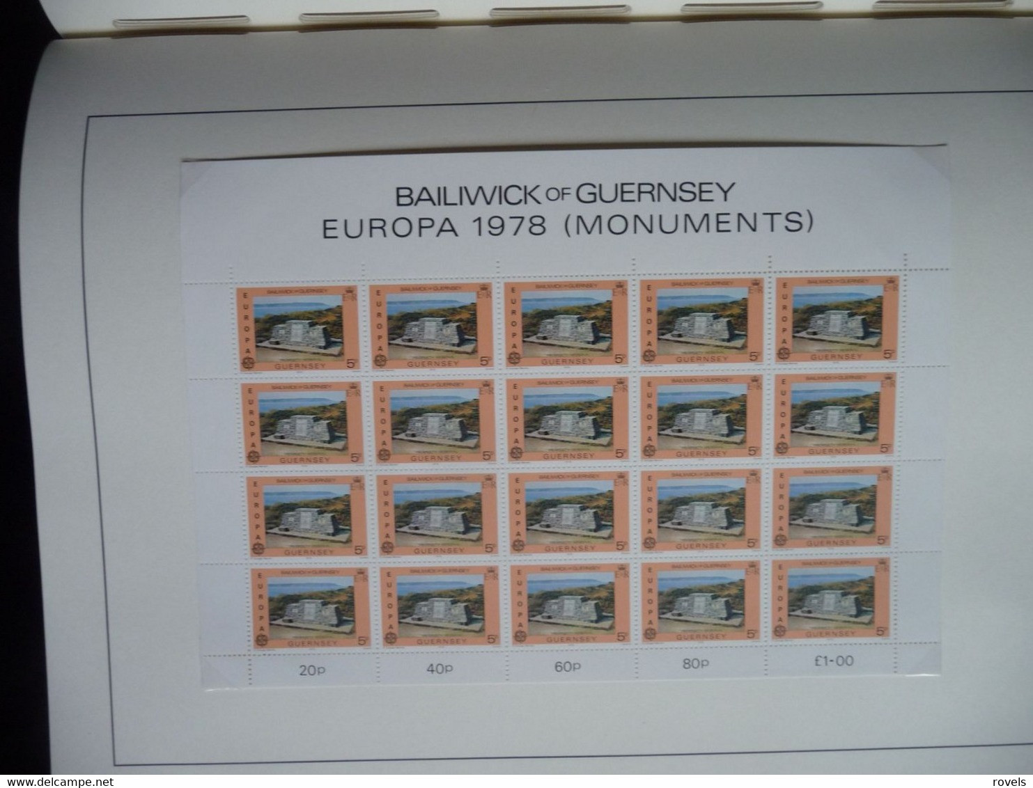 Europa -cept 1973 through 1978 MNH . all in a luxury leuchttrum album. see scan.