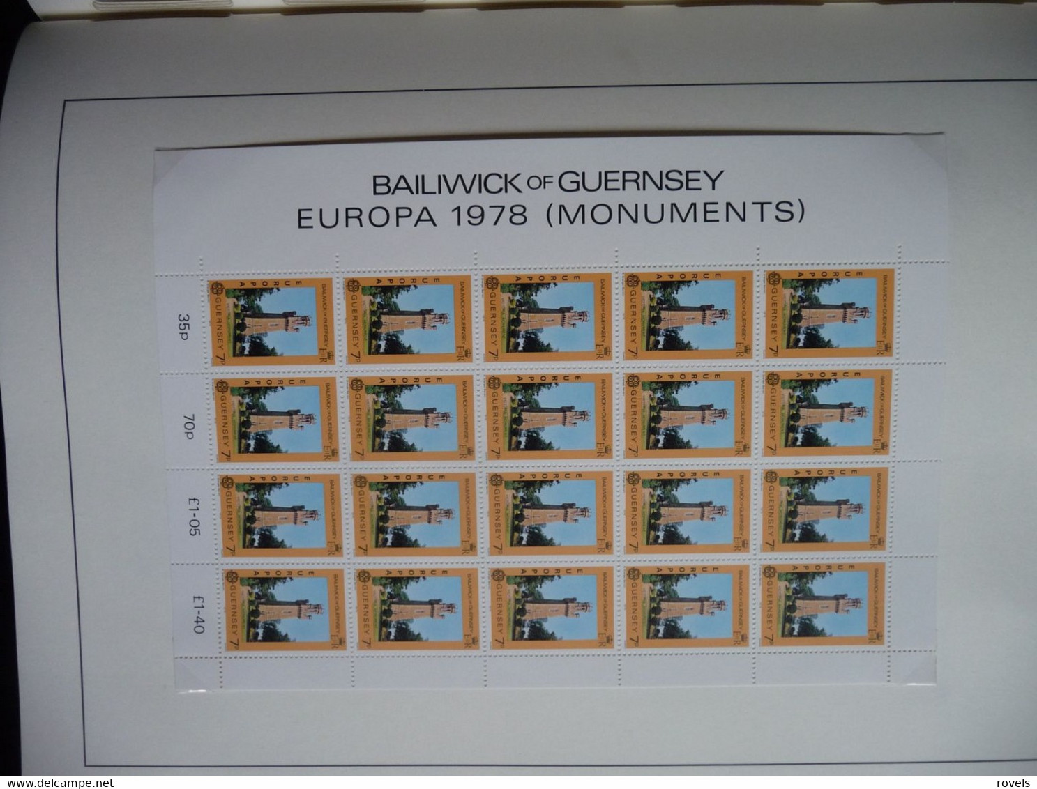 Europa -cept 1973 through 1978 MNH . all in a luxury leuchttrum album. see scan.