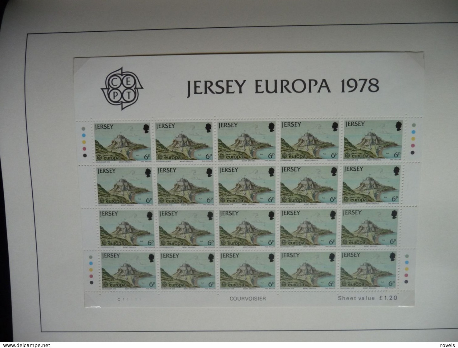 Europa -cept 1973 through 1978 MNH . all in a luxury leuchttrum album. see scan.