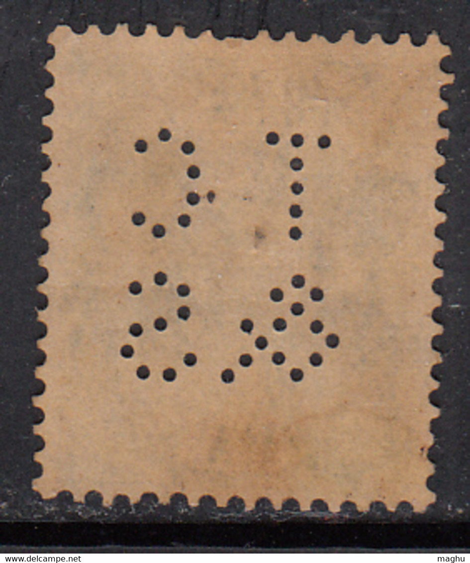 Perfin, Perfins On Burma Used 1938, Chinthis (Lion), SG23 - Bahrain (...-1965)