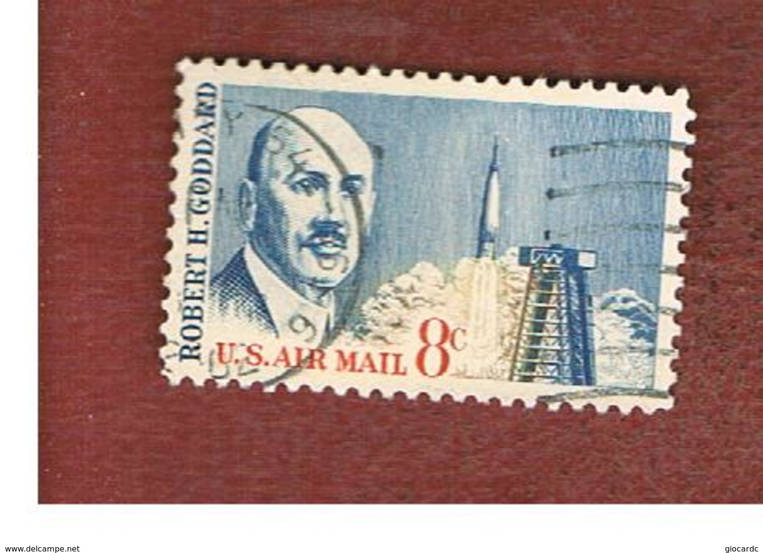 STATI UNITI (U.S.A.) - SG A1234 - 1964 AIR: R.H. GODDARD (ATLAS ROCKET) -  USED° - 3a. 1961-… Used