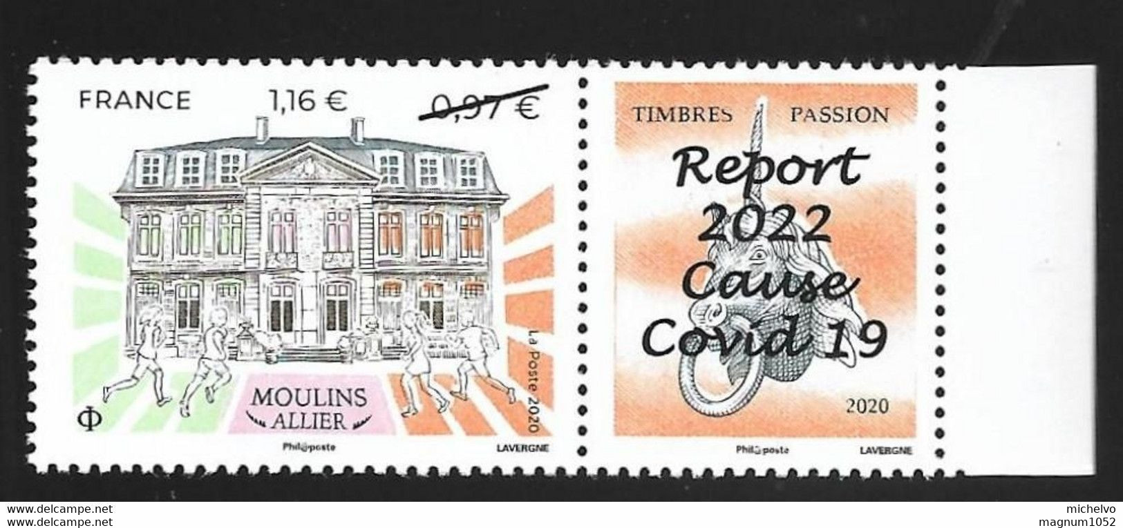 VARIETE N 5437 A ** - 1 TB AVEC TRES GROS DECALAGE DES COULEURS SUR FENETRES  - TRES VISIBLE AU SCANN - RRR !!! - Unused Stamps