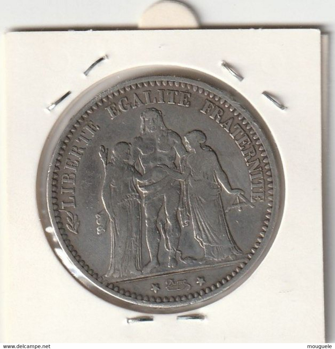 5 Francs Hercule  Argent  1874A - 5 Francs