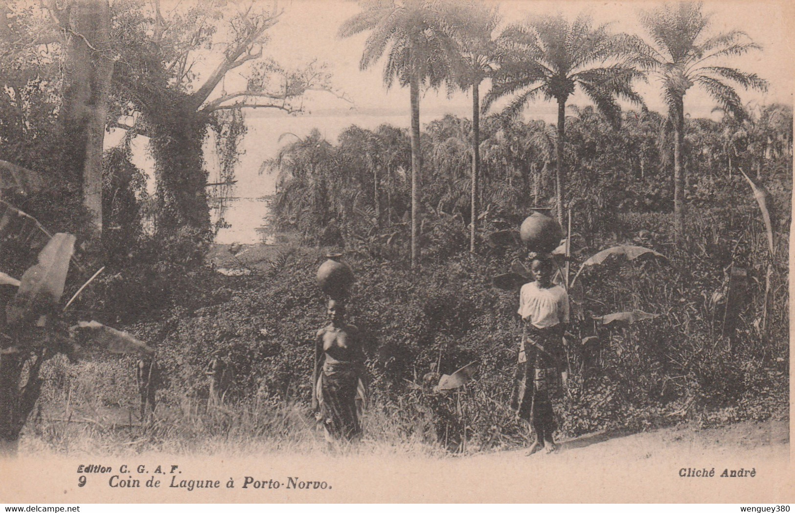 PORTO NORVO         Coin De  Lagune à Porto Norvo   TB PLAN. ENV 1915.      RARE - Benin