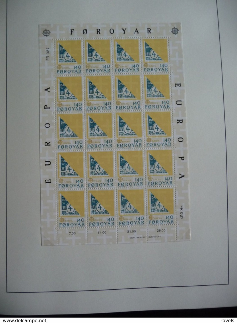 Europa -cept 1979 Through 1982 MNH . All In A Luxury Leuchttrum Album. See Scan. - Collections