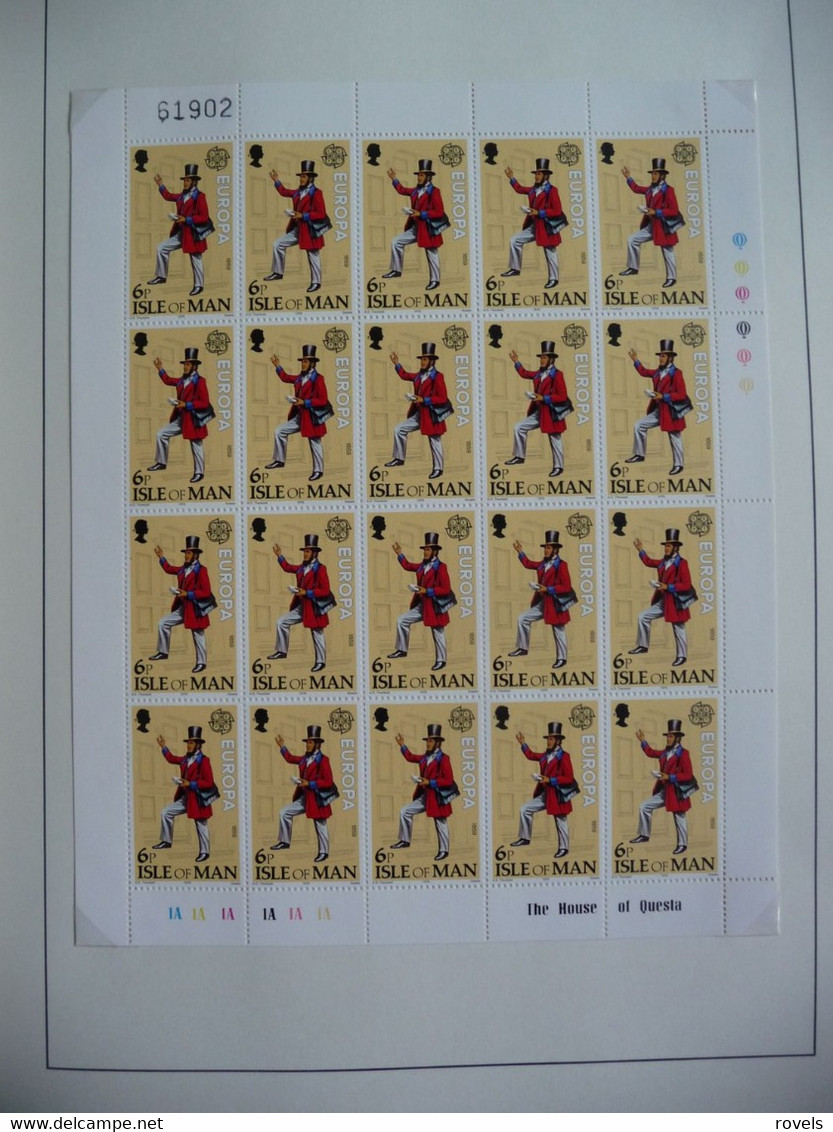 Europa -cept 1979 through 1982 MNH . all in a luxury leuchttrum album. see scan.