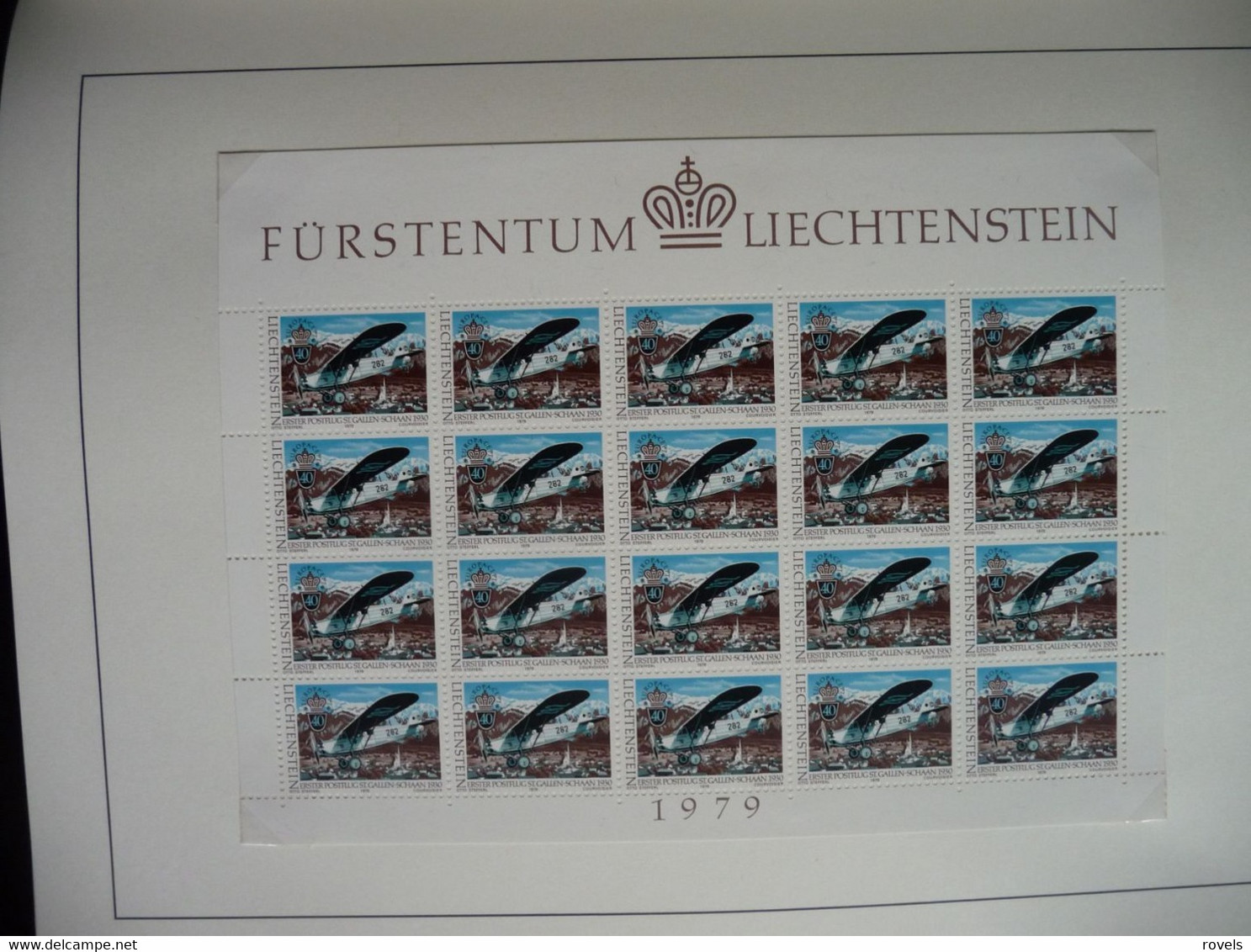 Europa -cept 1979 through 1982 MNH . all in a luxury leuchttrum album. see scan.