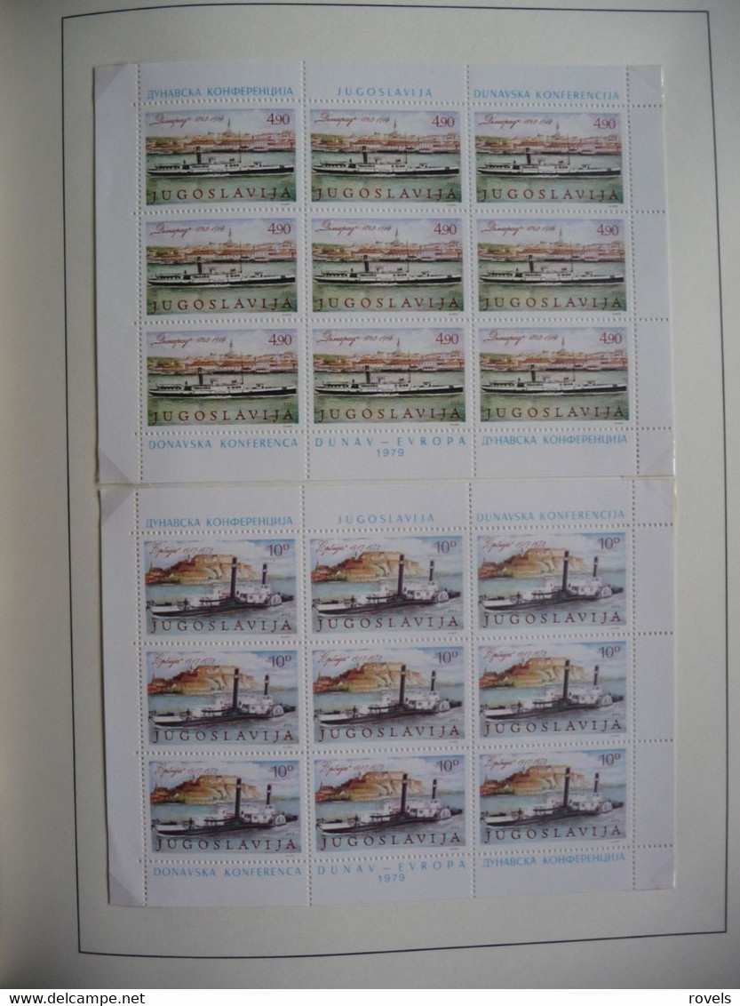 Europa -cept 1979 through 1982 MNH . all in a luxury leuchttrum album. see scan.