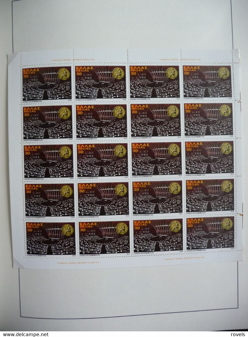 Europa -cept 1979 through 1982 MNH . all in a luxury leuchttrum album. see scan.