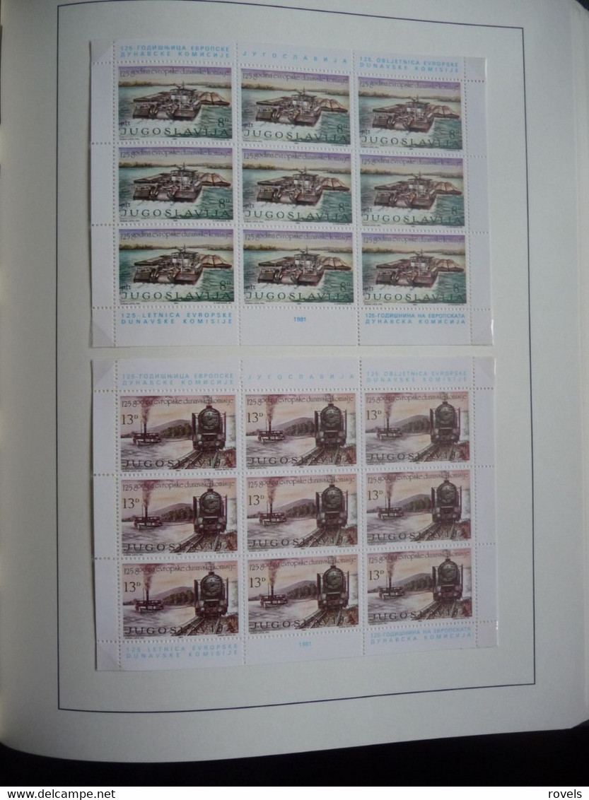 Europa -cept 1979 through 1982 MNH . all in a luxury leuchttrum album. see scan.