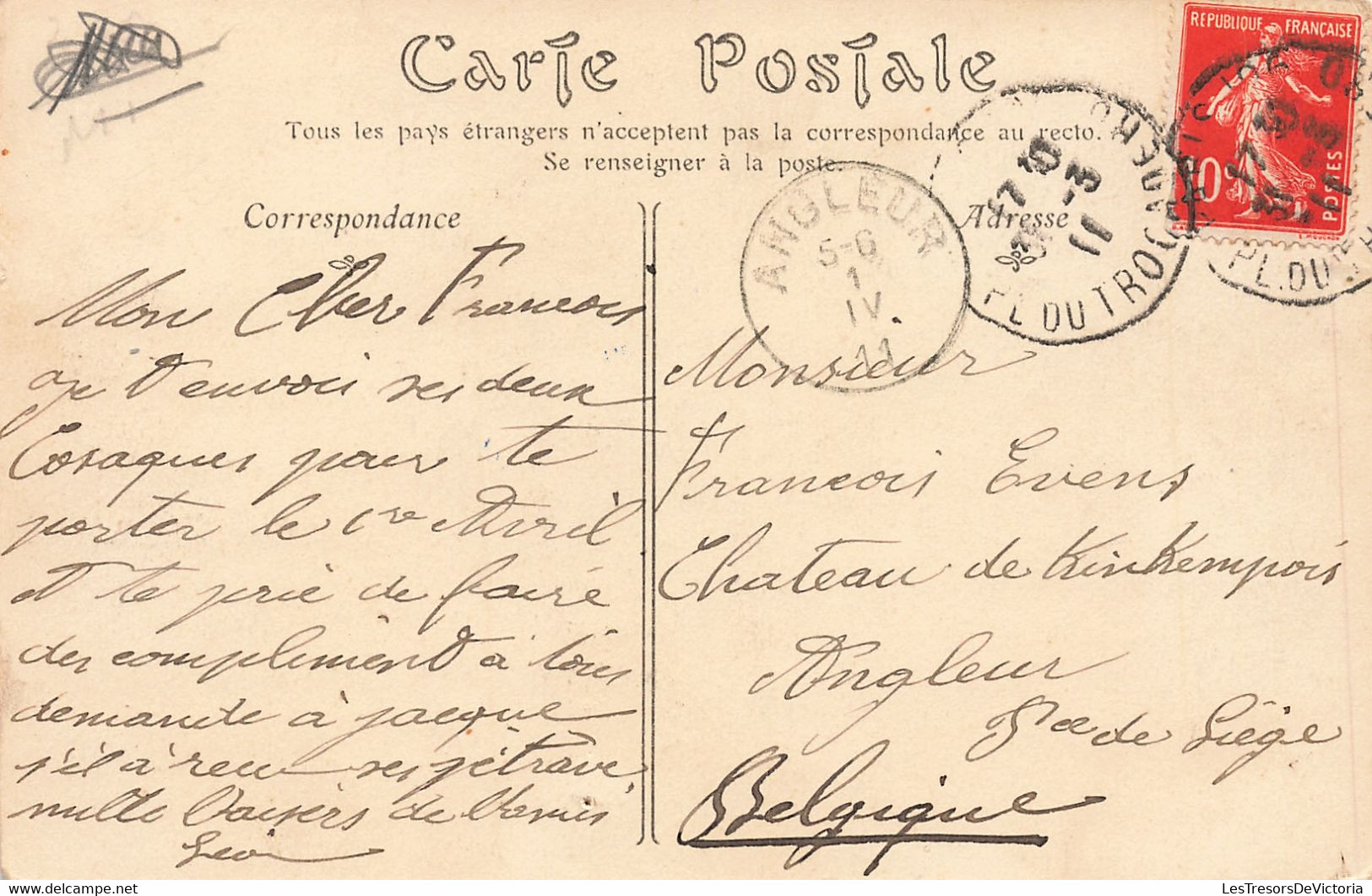 CPA - Belgique - Liège - Angleur - Cosaques En Tenue De Campagne - Oblitéré Angleur - 1911 - Cheval - Soldat - Other & Unclassified