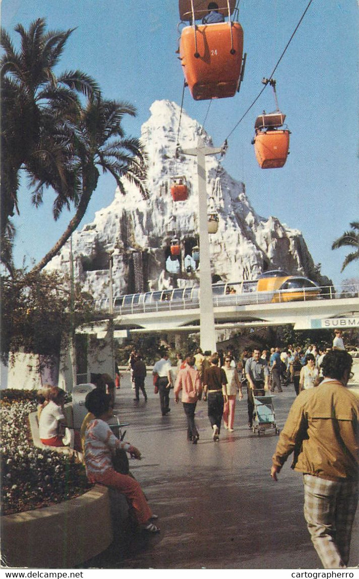 Postcard United States > CA - California > Anaheim Disneyland Matterhorn Mountain 1979 - Anaheim