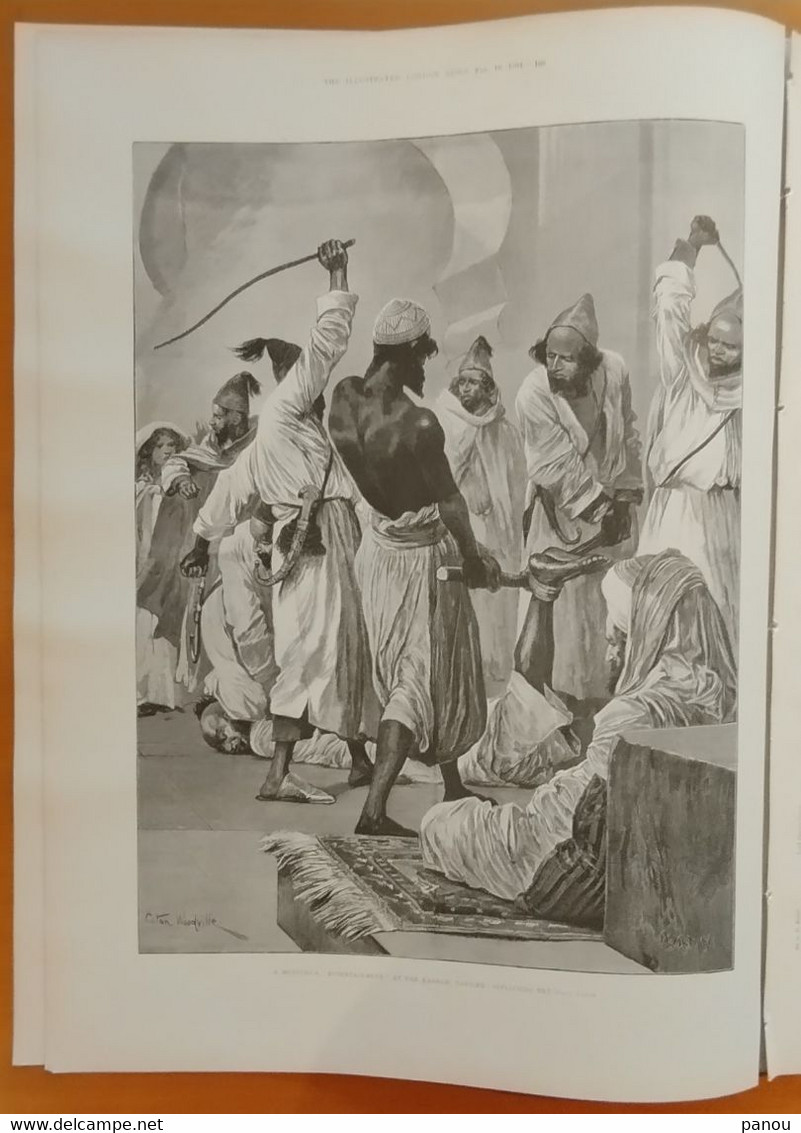 THE ILLUSTRATED LONDON NEWS 2860. FEBRUARY 10, 1894.TANGIER MOROCCO TANGER MAROC. CAMEL EGYPT RAPHAEL ST PAUL KENSINGTON - Other & Unclassified