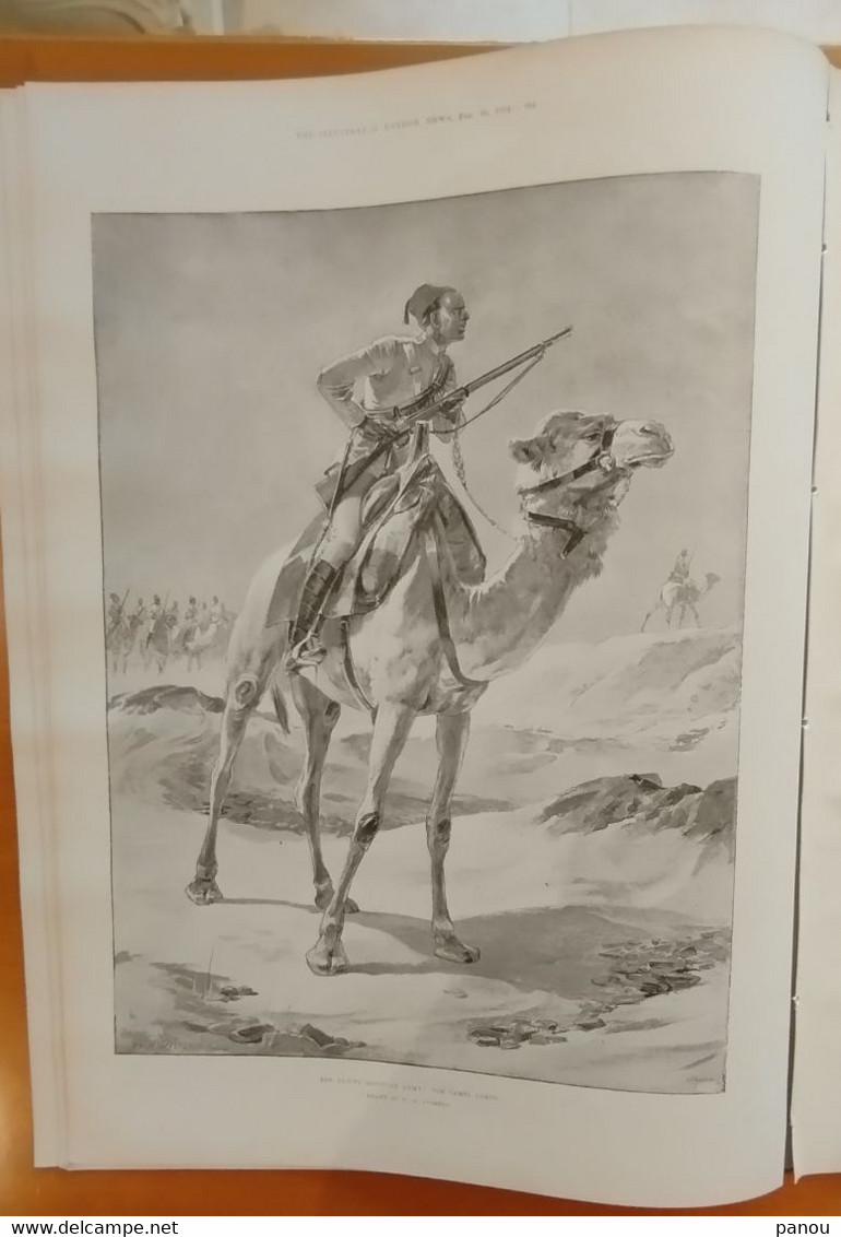 THE ILLUSTRATED LONDON NEWS 2860. FEBRUARY 10, 1894.TANGIER MOROCCO TANGER MAROC. CAMEL EGYPT RAPHAEL ST PAUL KENSINGTON - Autres & Non Classés