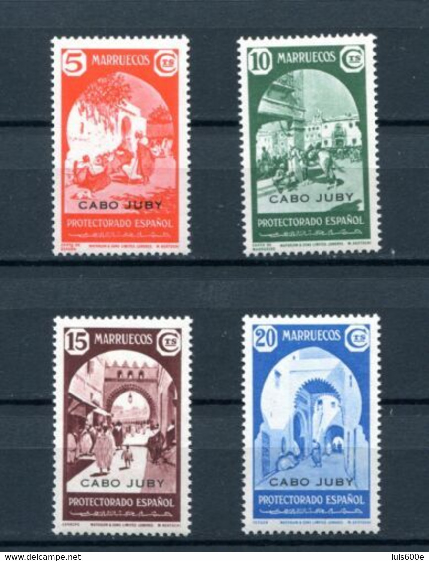 1939.CABO JUBY.EDIFIL 112/15**.NUEVOS SIN FIJASELLOS(MNH). - Cabo Juby