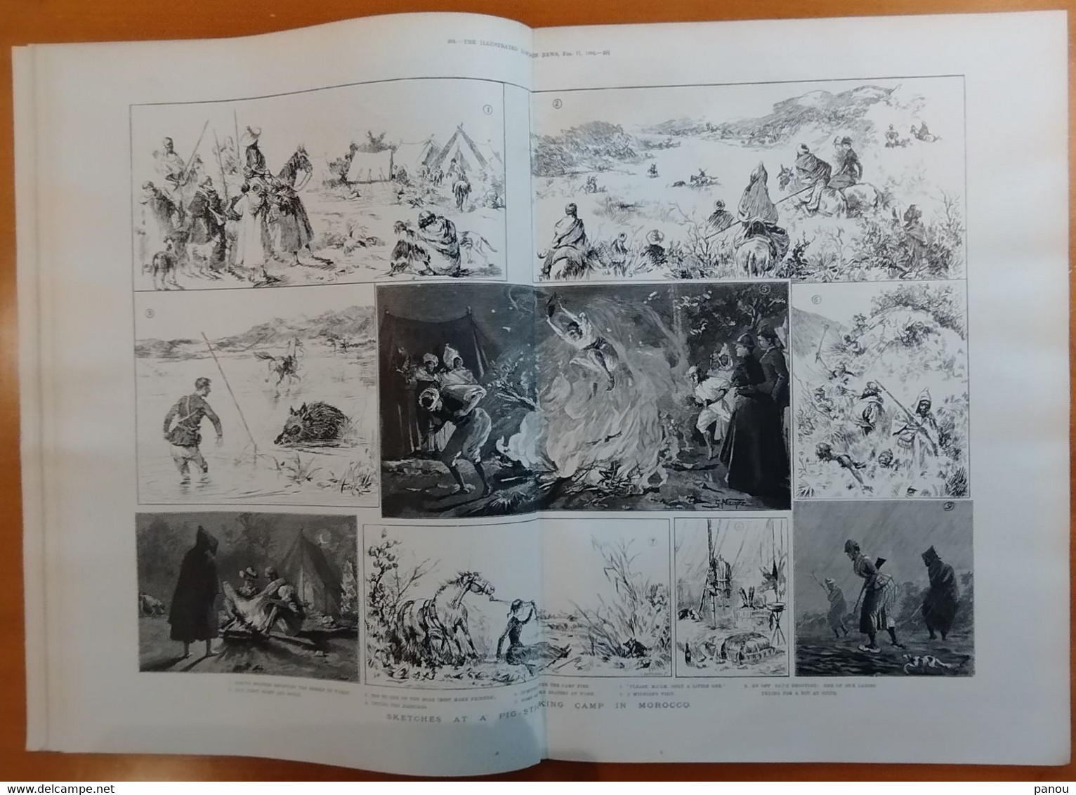 THE ILLUSTRATED LONDON NEWS 2861. FEBRUARY 17, 1894. BATTENBERG. GIPSY CAMP ALBANIA GYPSIES ROMANI ROMS. MOROCCO MAROC - Sonstige & Ohne Zuordnung