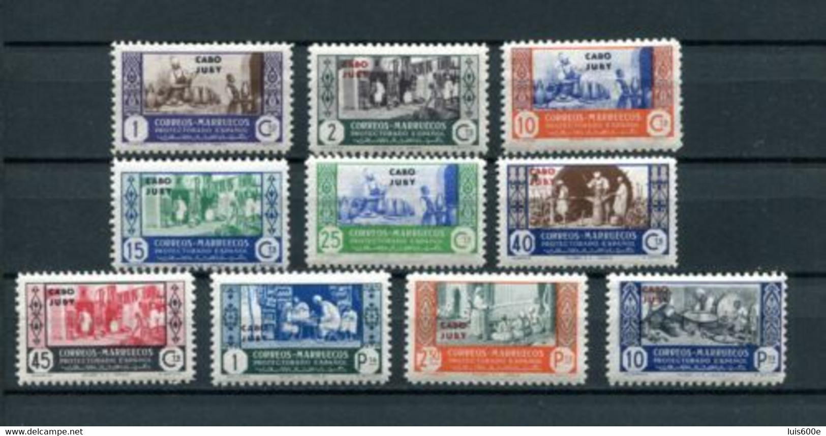 1946.CABO JUBY.EDIFIL 152/161**.NUEVO SIN FIJASELLOS(MNH).CATALOGO 70€ - Cabo Juby