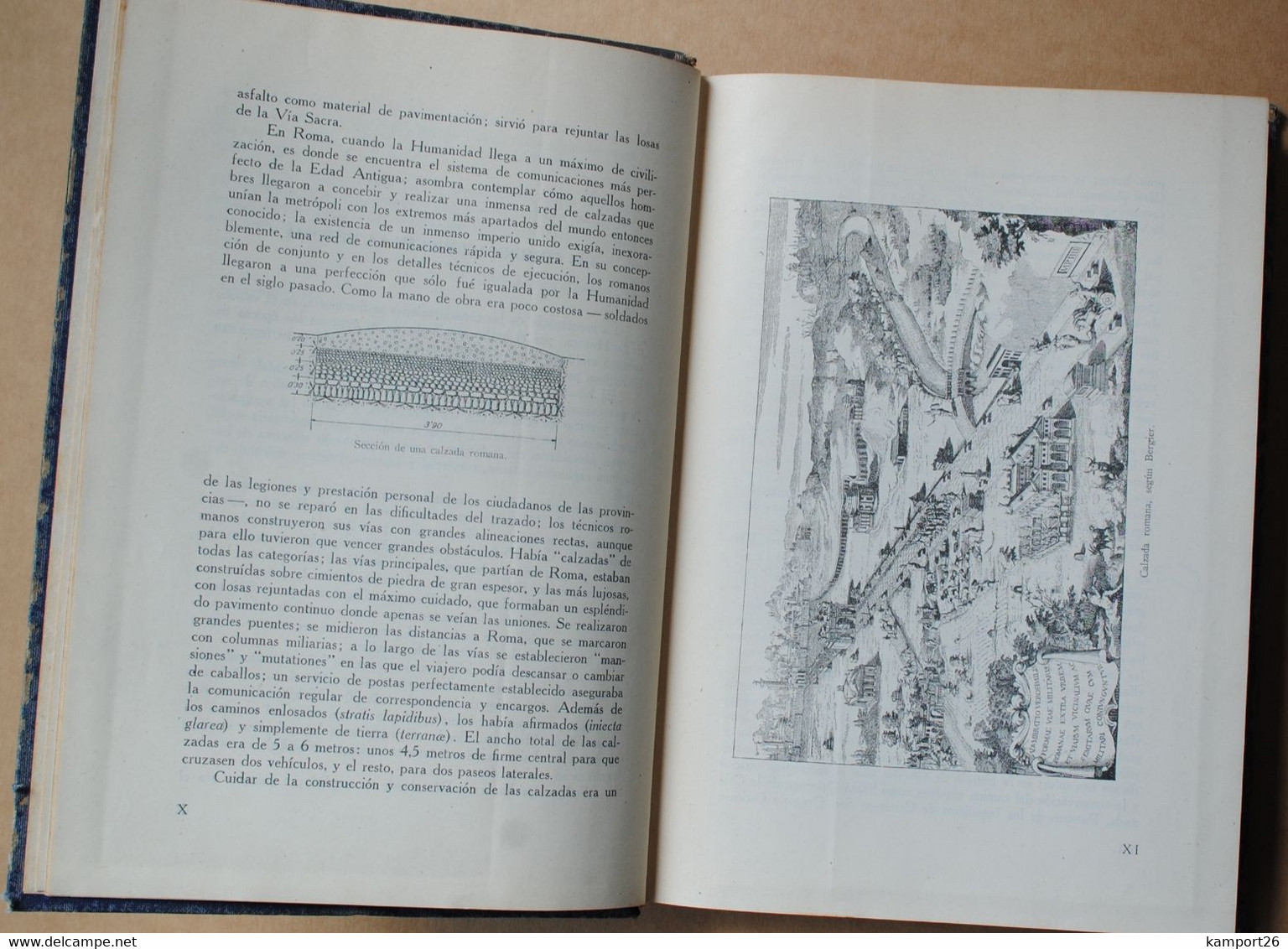 1949 CAMINOS Jose Luis Escario ILLUSTRÉ Roads ILLUSTRATED History TECHNOLOGY Сonstruction - Práctico