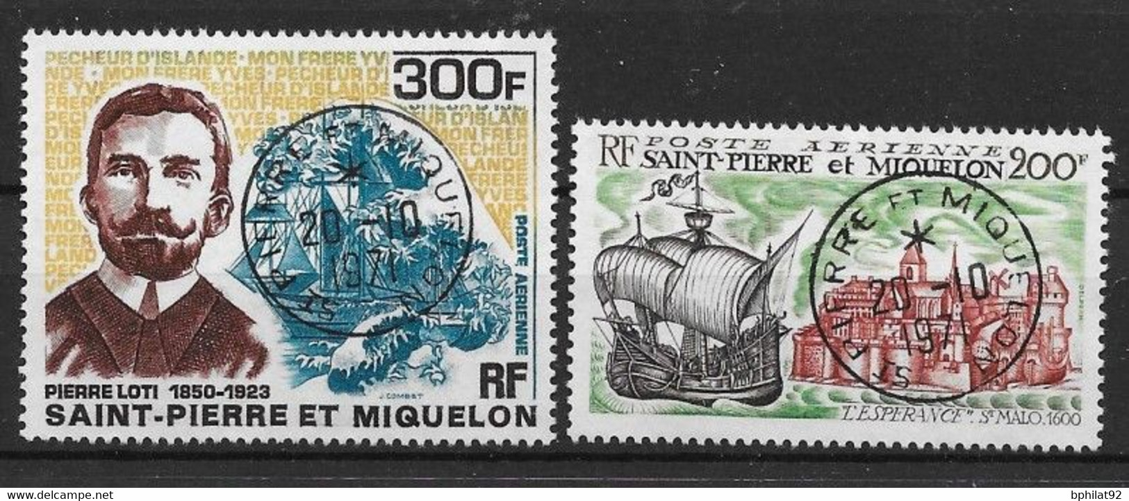 !!! ST PIERRE & MIQUELON, PA N° 46/47 OBLITÉRATIONS SÉLECTIONNÉES - Used Stamps