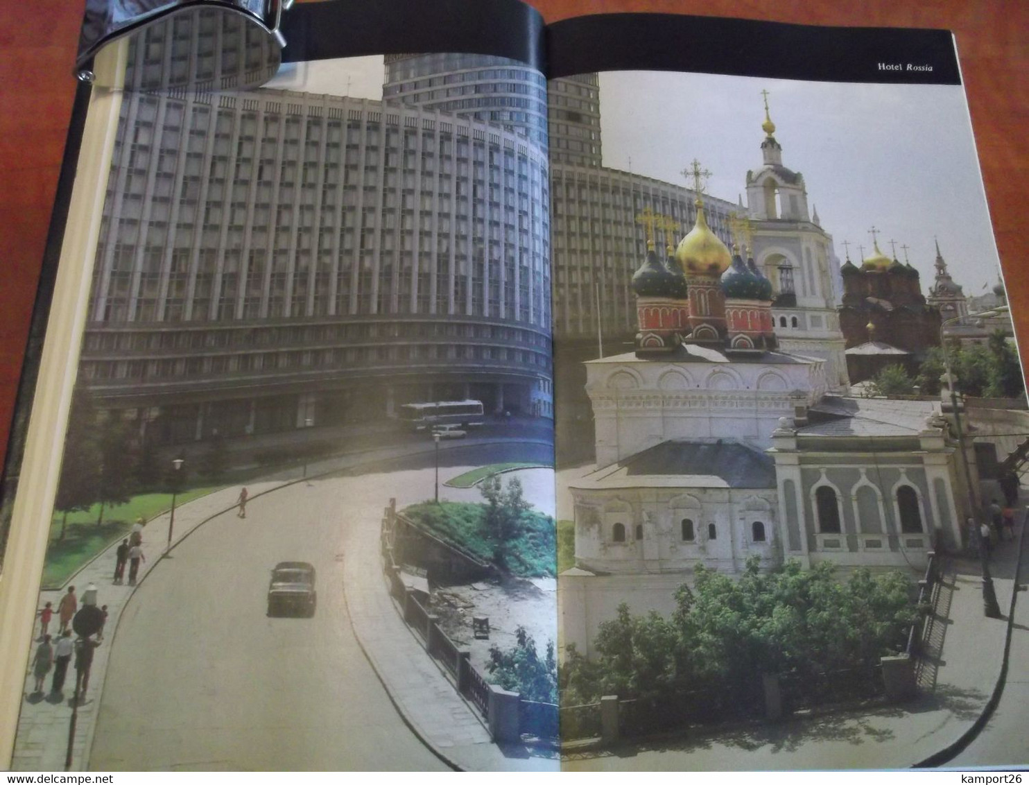1986 MOSCOW Tourist GUIDE Plan STREETS Map USSR History SOVIET Touristique MOSCU Y Sus Alredores - Europe