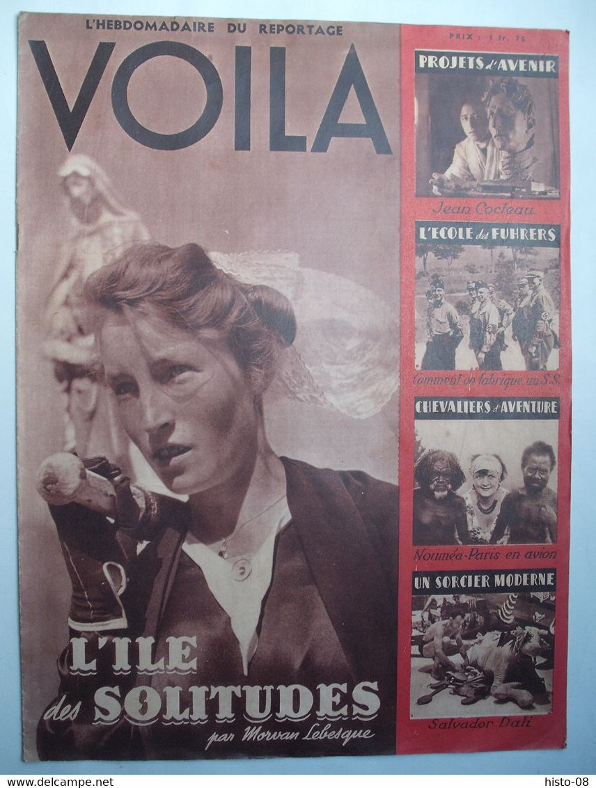 VOILA : 1939 : NAZIS . JEAN COCTEAU . ANGLETERRE . BRETAGNE . NOUMEA . ACTUALITES . Etc - Informations Générales