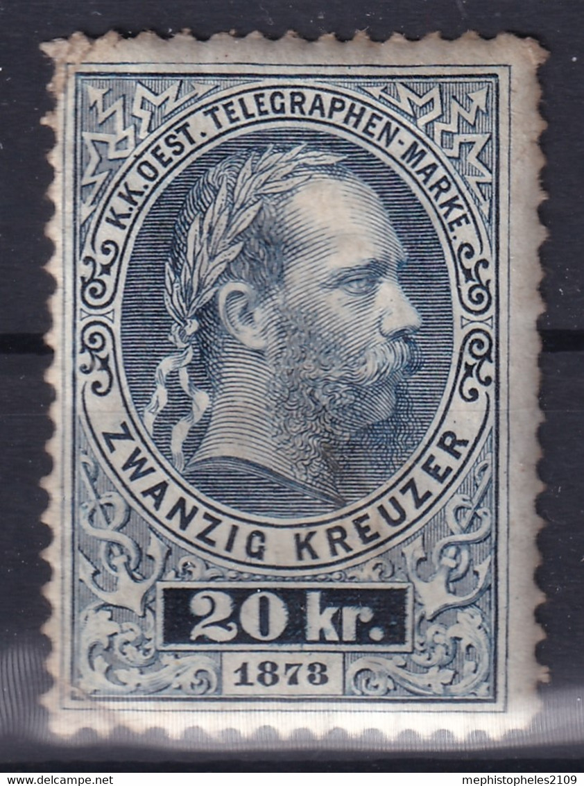 AUSTRIA 1874/75 - MLH - ANK 11 - Telegraphenmarke - Télégraphe