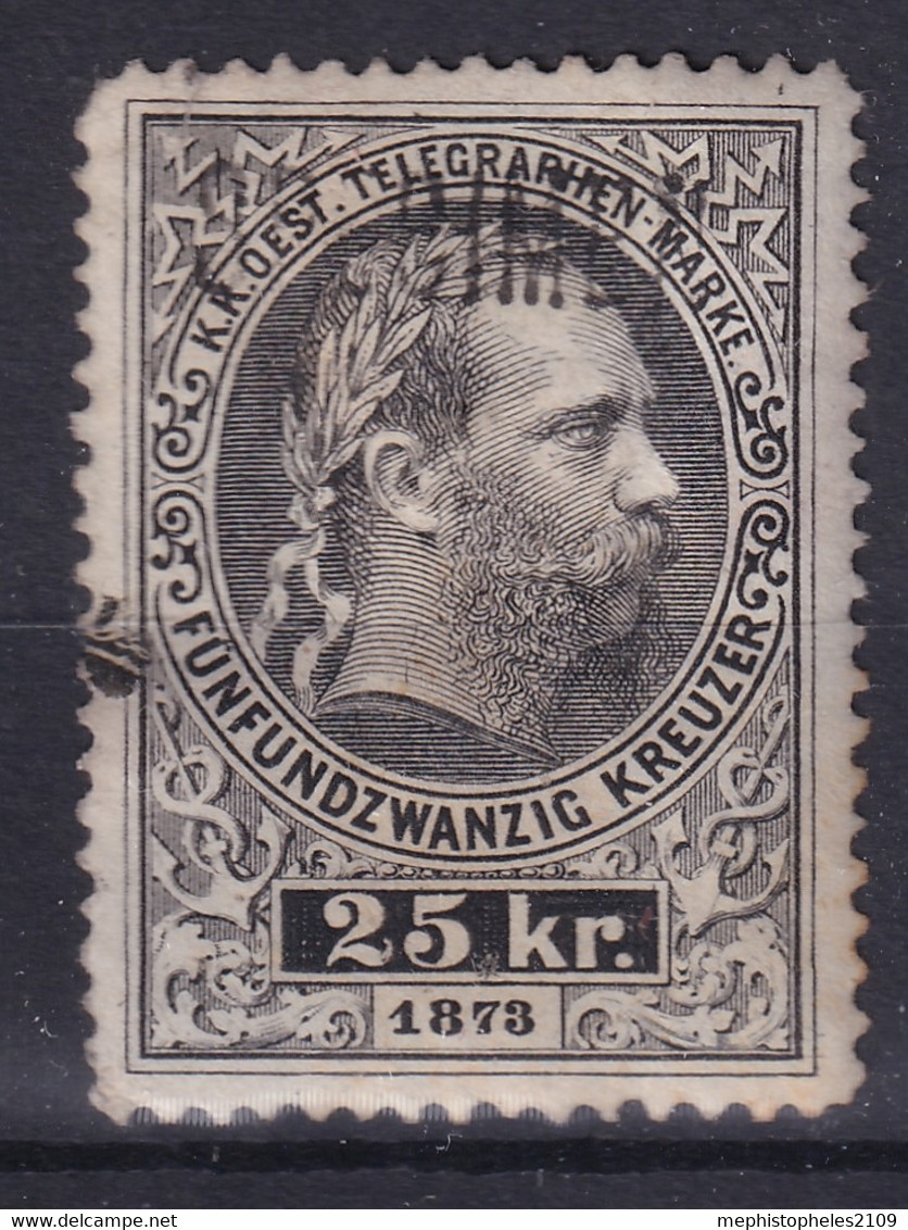 AUSTRIA 1874/75 - MLH - ANK 12 - Telegraphenmarke SPECIMEN - Télégraphe