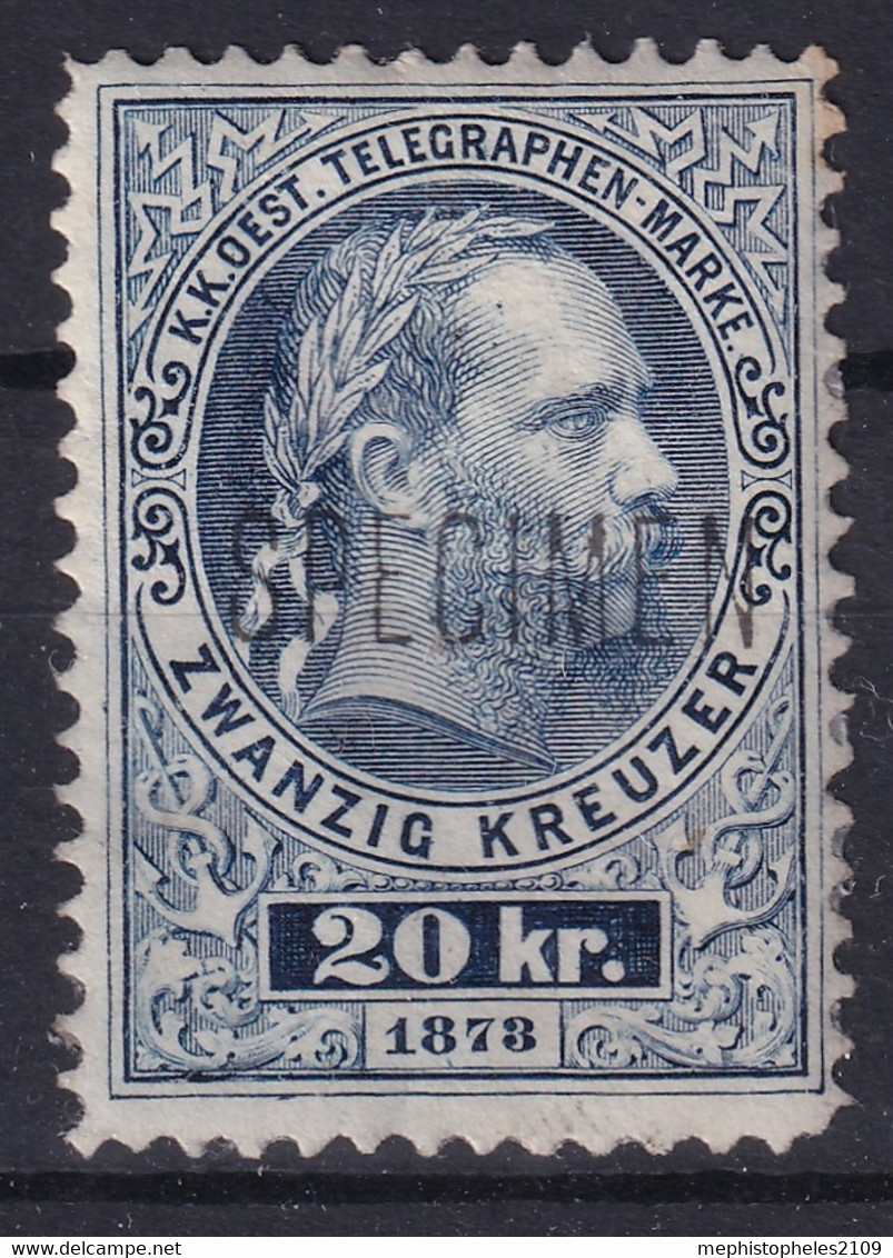 AUSTRIA 1874/75 - MLH - ANK 11 - Telegraphenmarke SPECIMEN - Telegraaf