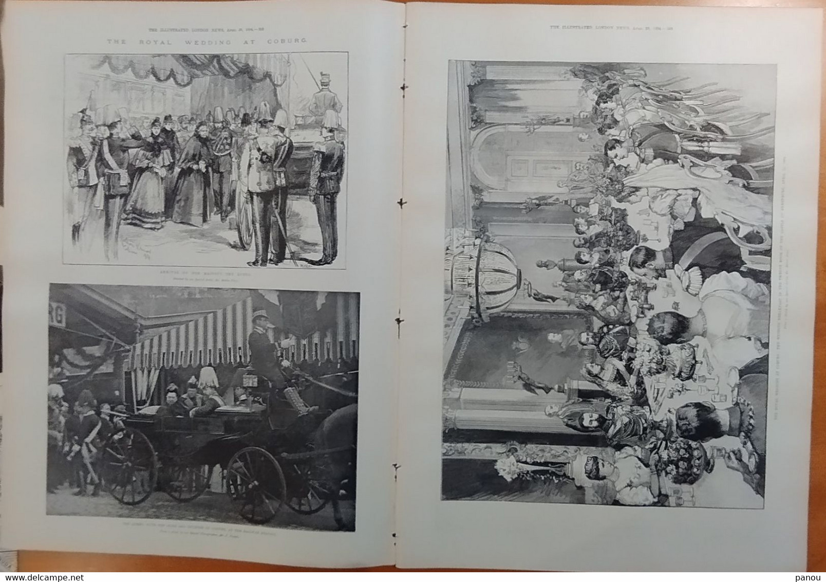 THE ILLUSTRATED LONDON NEWS 2871. APRIL 28, 1894. ROYAL MARRIAGE AT COBURG - Andere & Zonder Classificatie