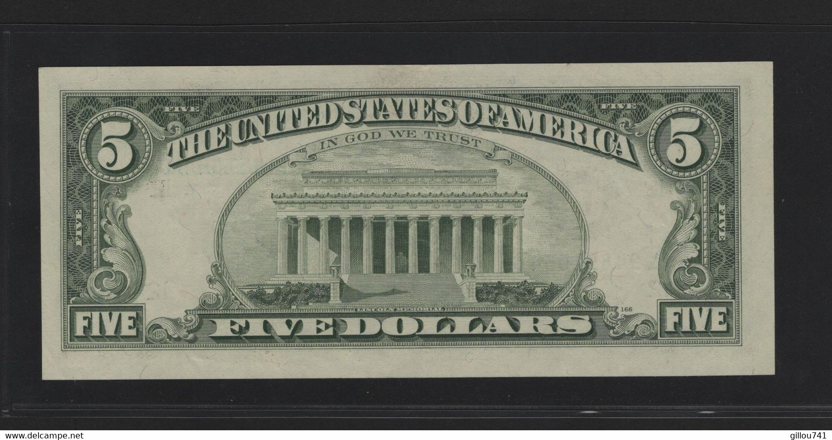 Etats Unis D'Amérique, 5 Dollars, 1988 Federal Reserve Notes - Small Size 1988 Series - Billetes De La Reserva Federal (1928-...)