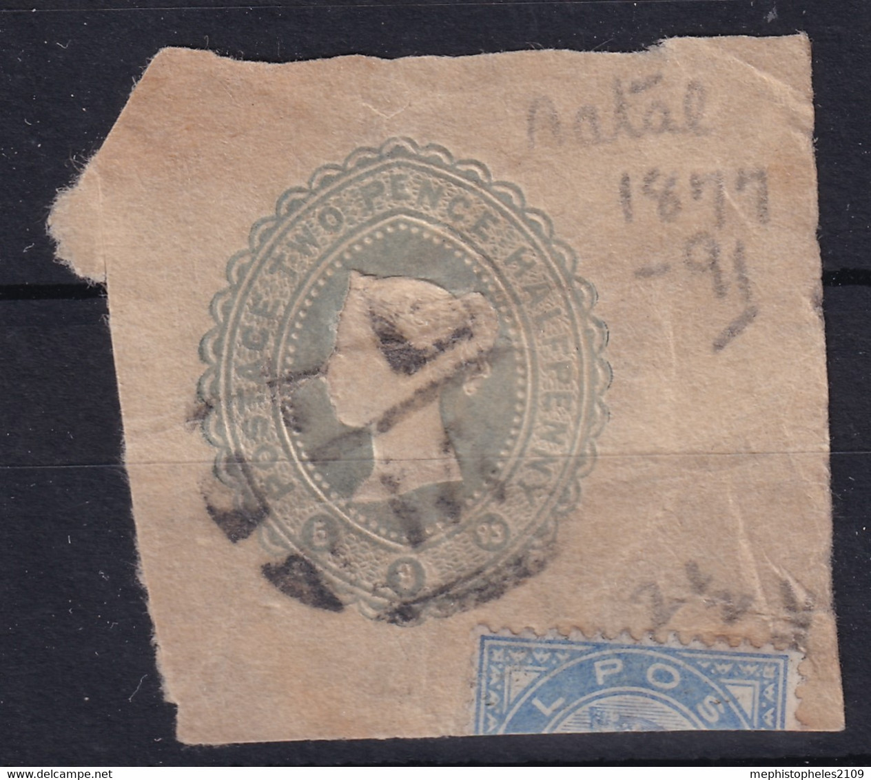 NATAL 1877-91 - Canceled - Enveloppe Stamp ... - Natal (1857-1909)