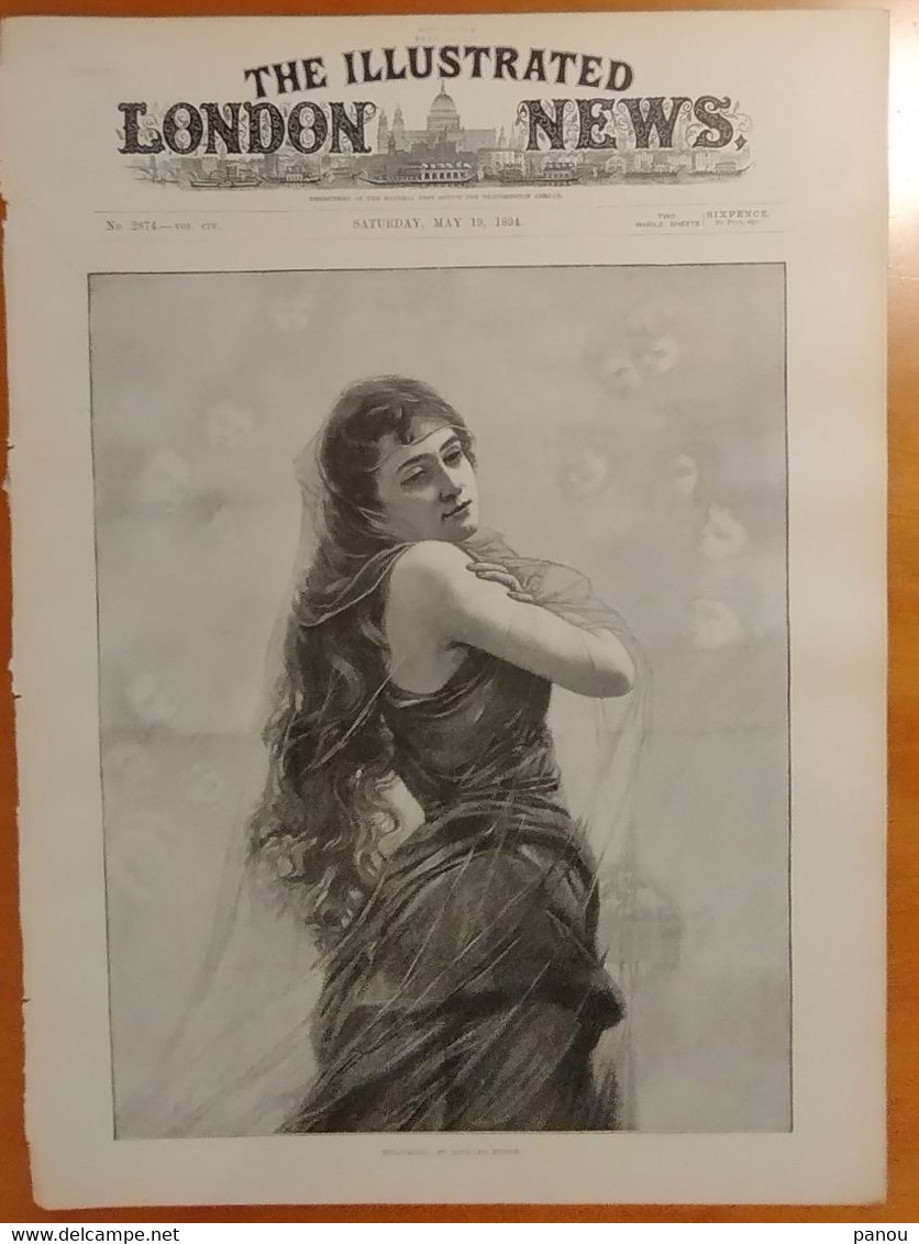 THE ILLUSTRATED LONDON NEWS 2874, MAY 19, 1894. ANTWERP ANVERS. ACADEMY PICTURES - Other & Unclassified