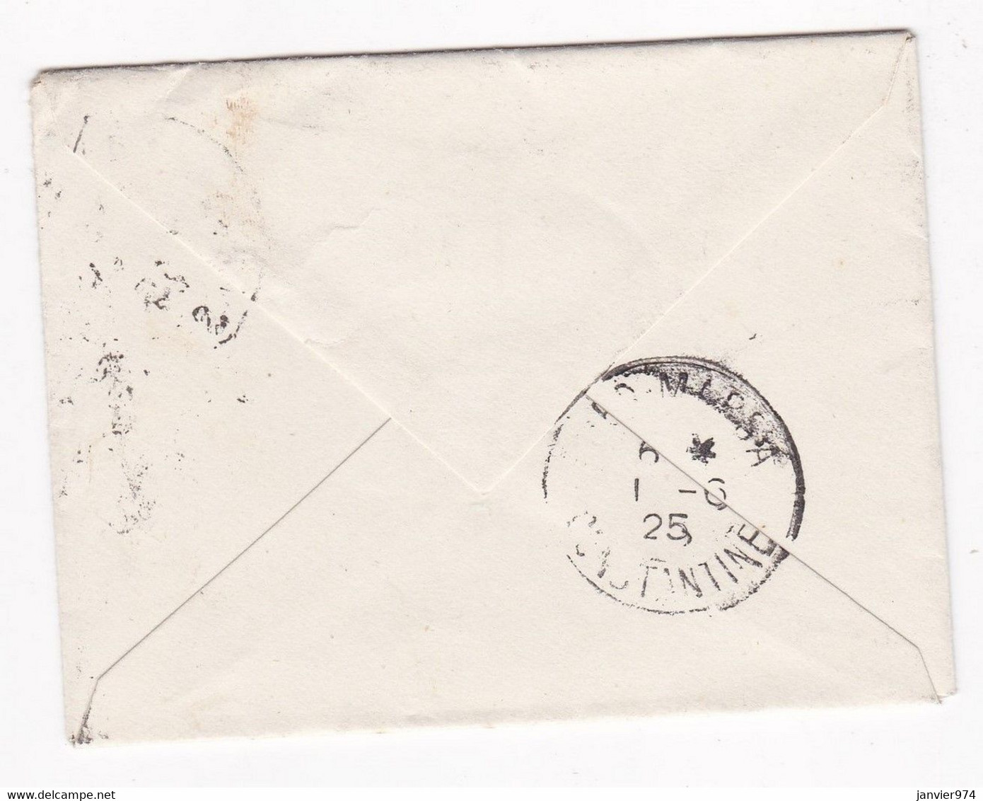 Oued Marsa , Pour Mr Byr , 2 Cachets  Oued Marsa 1925 - Lettres & Documents