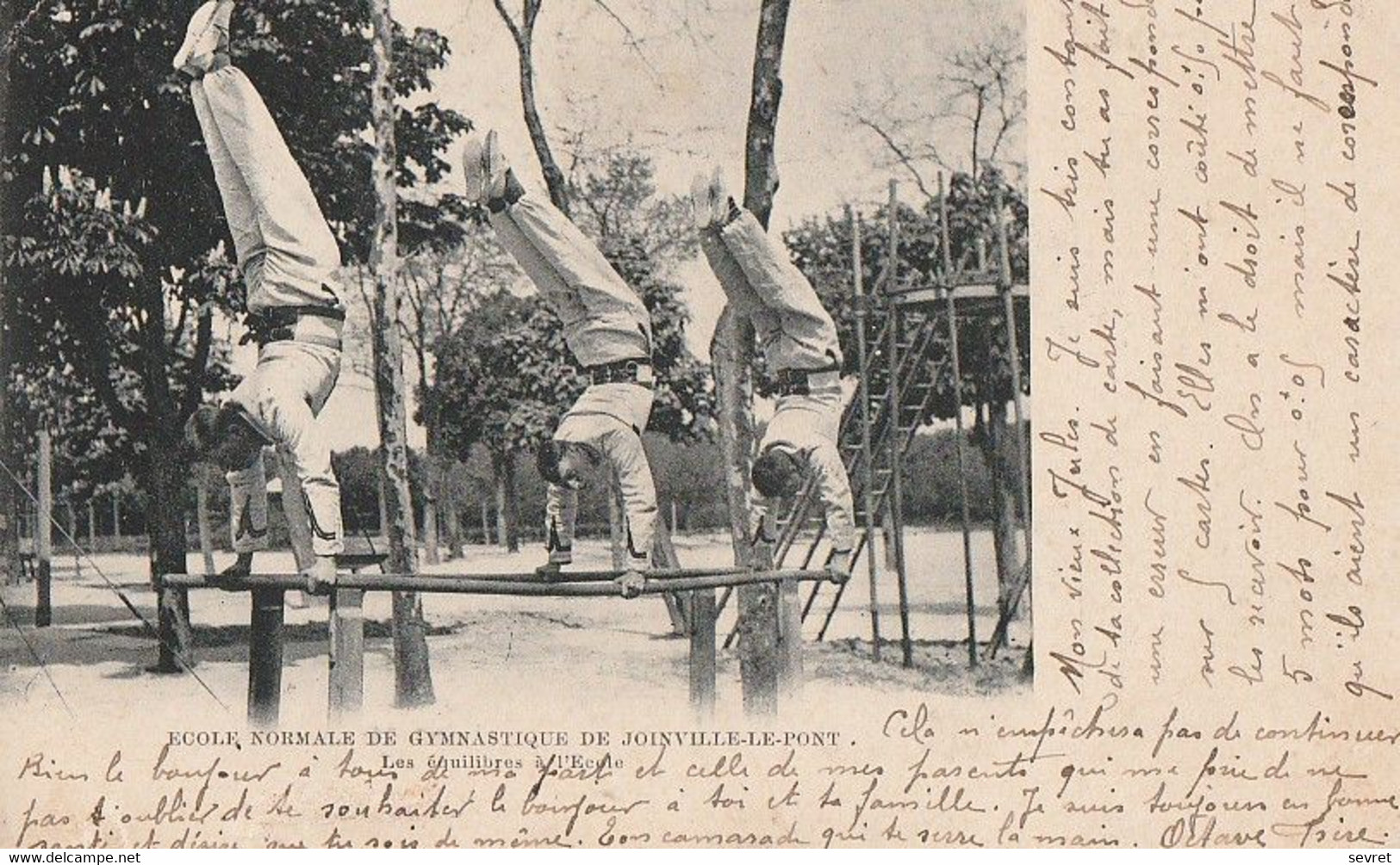 ECOLE NORMALE DE GYMNASTIQUE DE JOINVILLE LE PONT. - Les équilibres à L'Ecole - Gimnasia